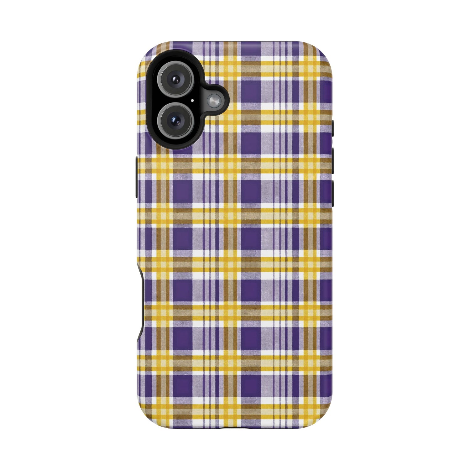 Impact-Resistant Phone Case- Louisiana Plaid