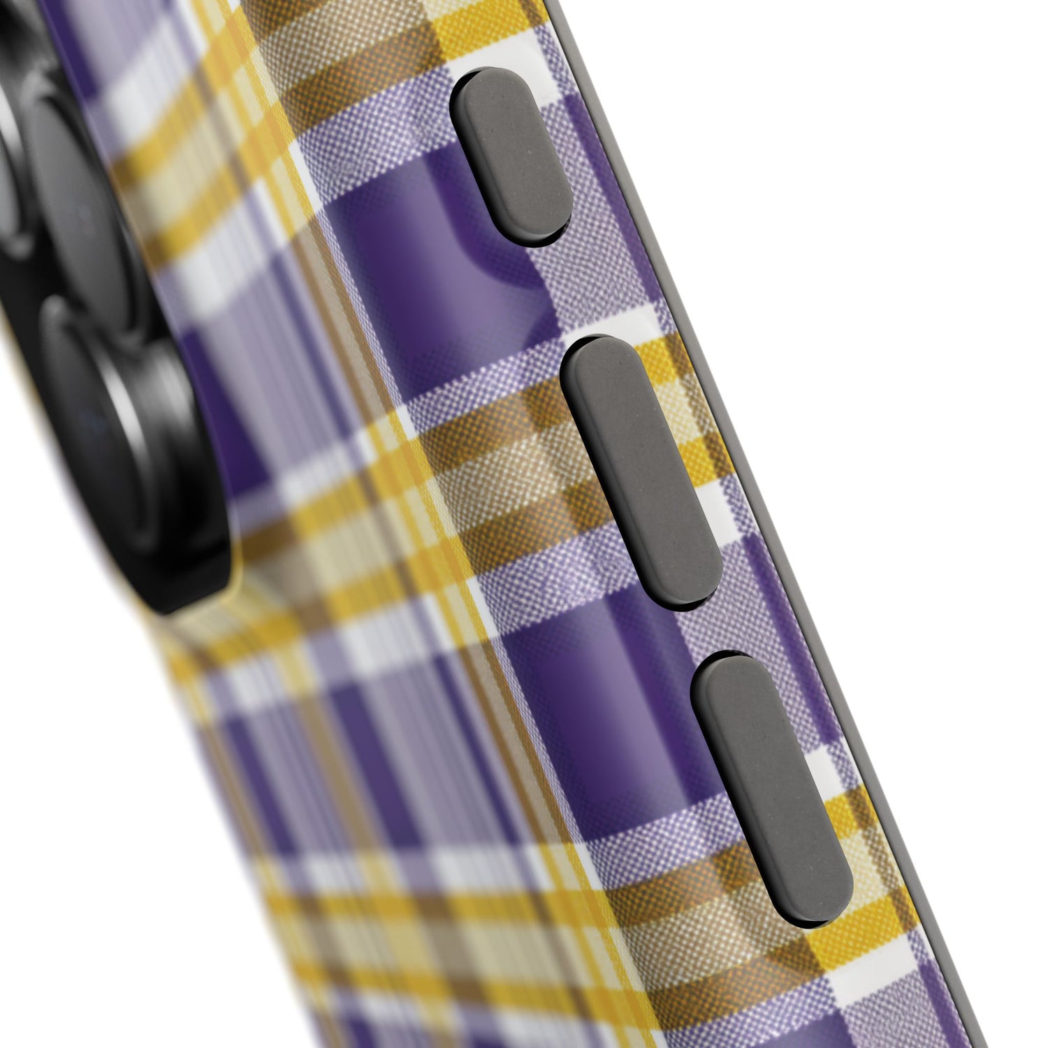 Impact-Resistant Phone Case- Louisiana Plaid