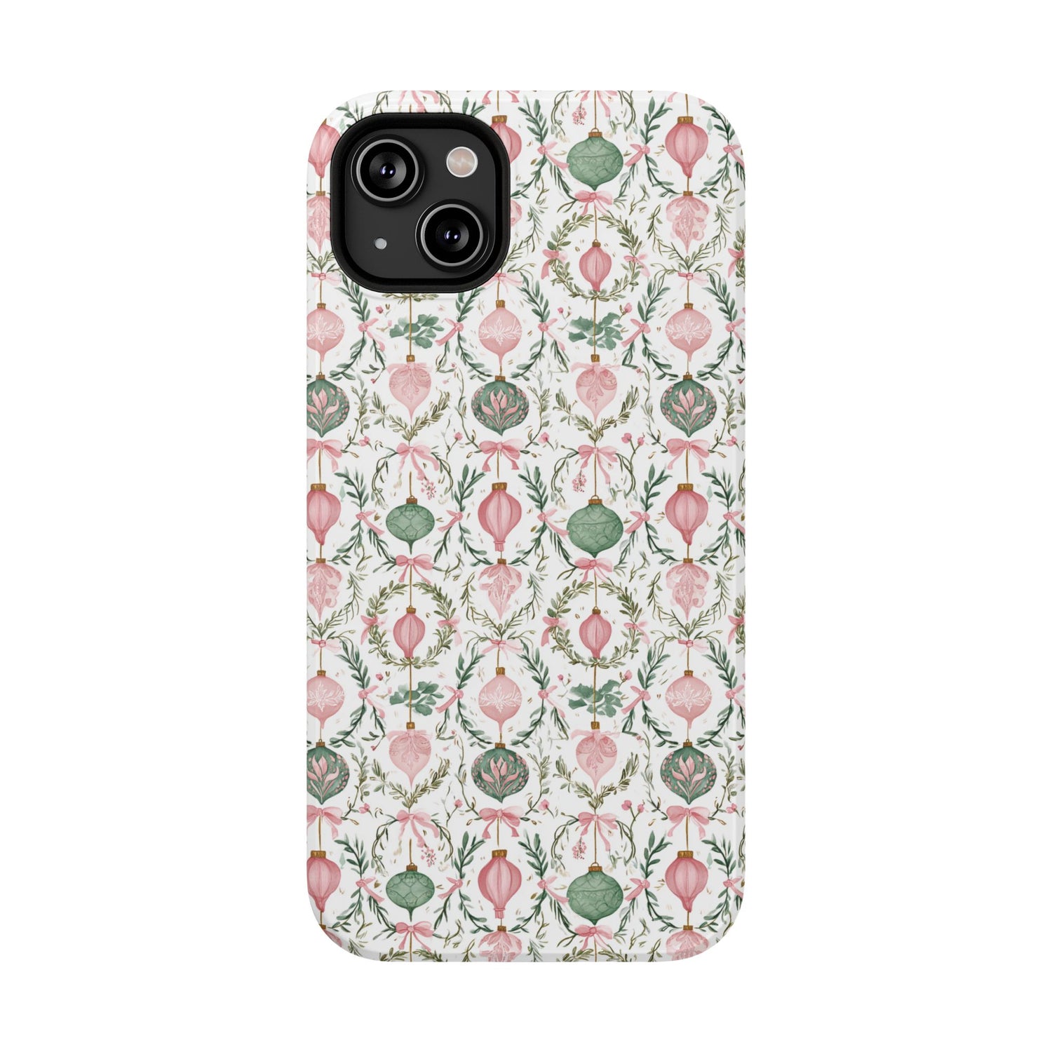 Holiday Ornaments Impact-Resistant Phone Case, iPhone, Samsung
