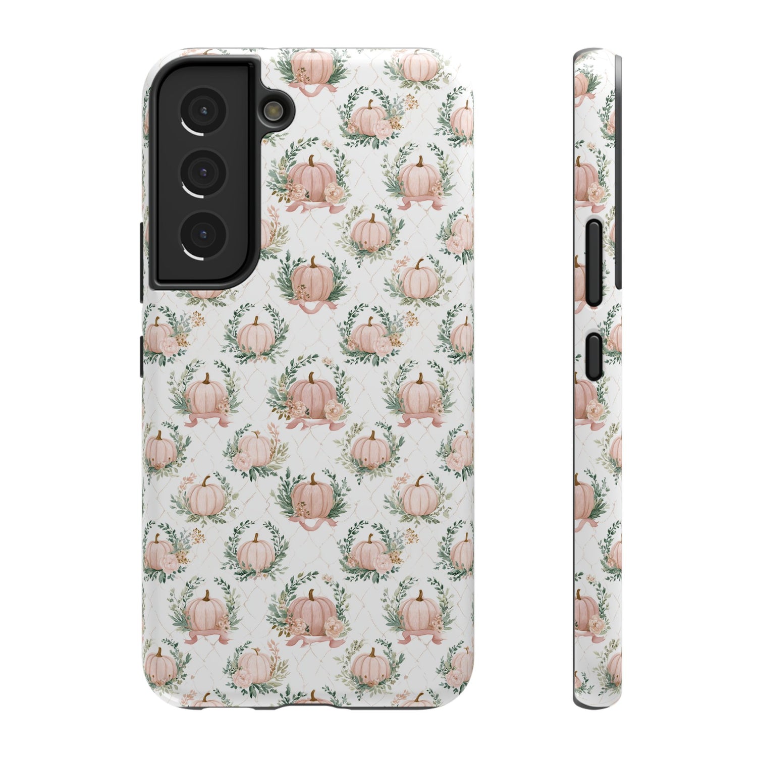 Elegant Pumpkin Impact-Resistant Phone Case, iPhone, Samsung