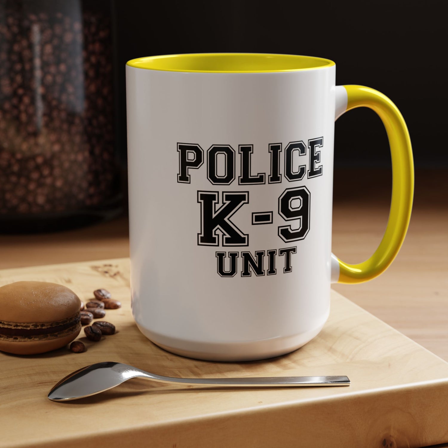 Police K-9 Unit Coffee Mug, Police Dog Lover Gift, K9 Officer Present, Law Enforcement Mug, Dog Handler Cup, Unique Gift for Police