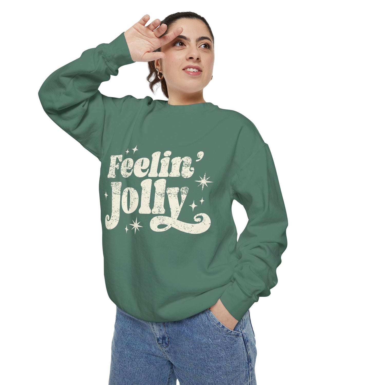 Premium Feelin' Jolly Comfort Colors Sweatshirt