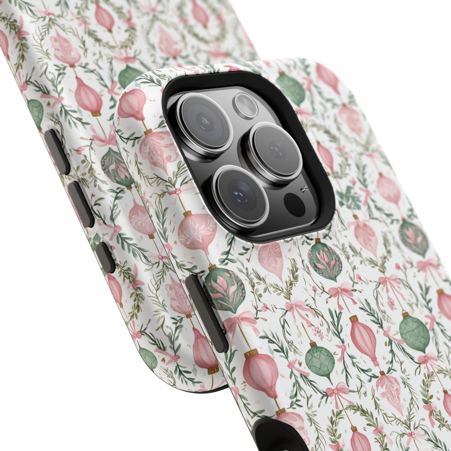 Phone case with floral pattern on a white background