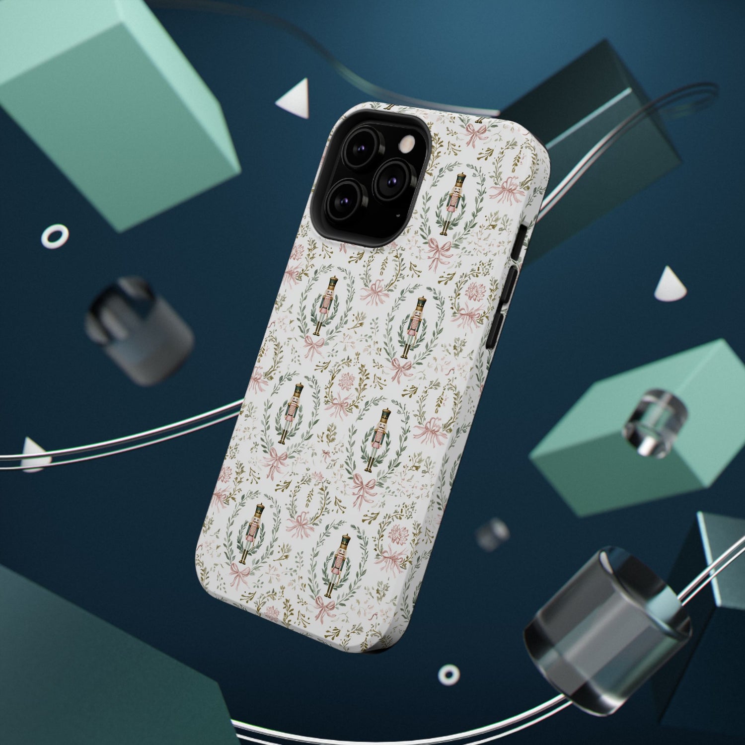Impact-Resistant Phone Case- Nutcracker Floral