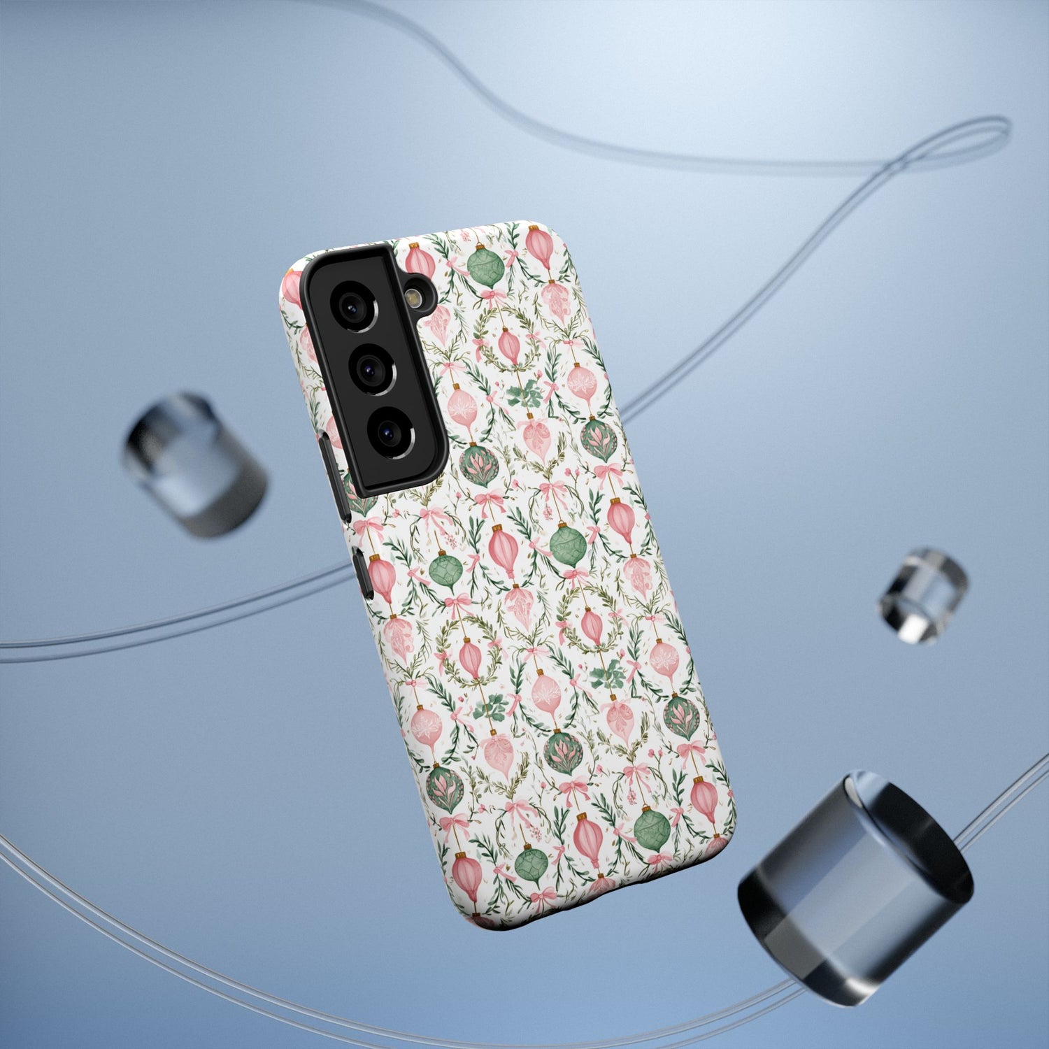 Holiday Ornaments Impact-Resistant Phone Case, iPhone, Samsung