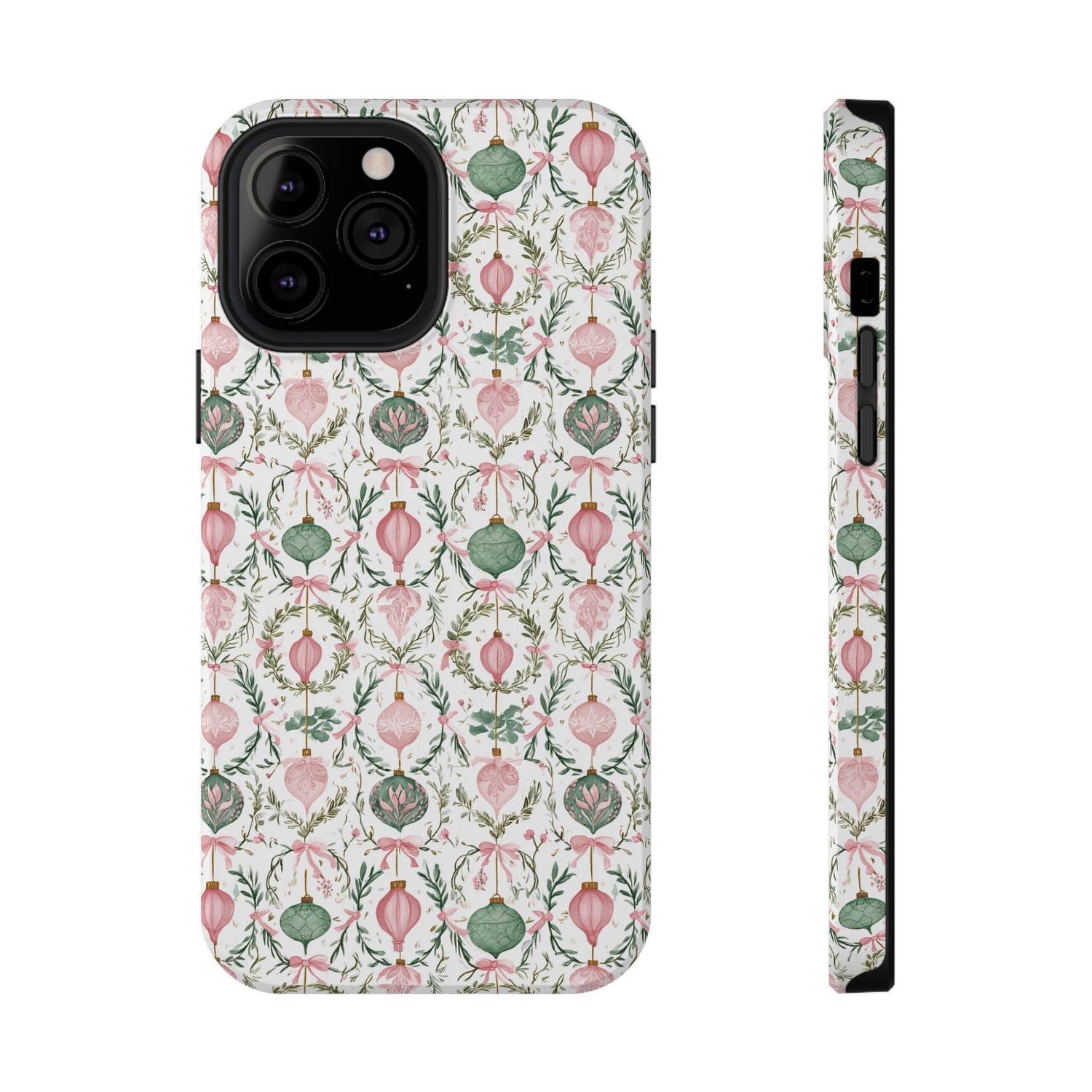 Phone case with floral pattern on a white background
