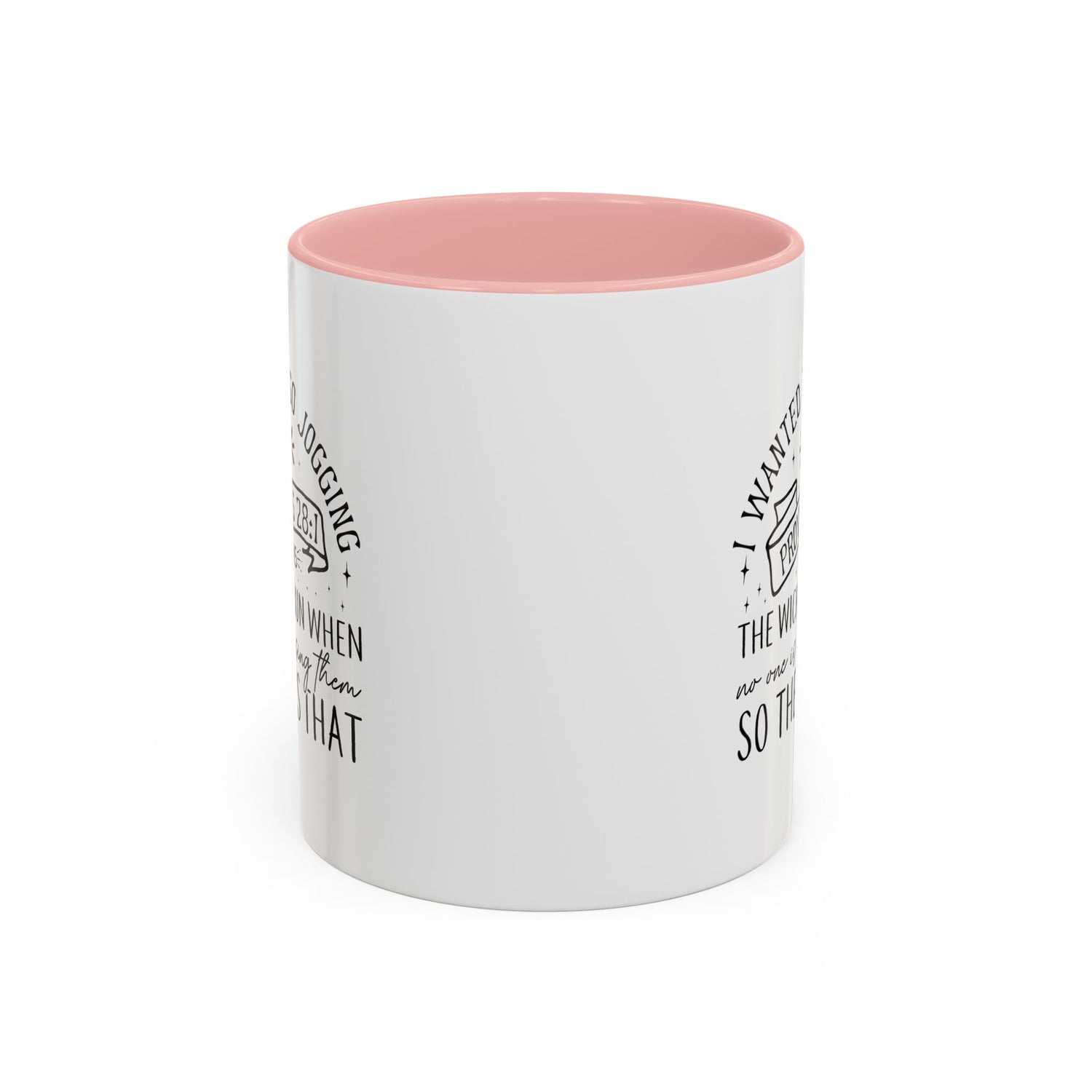 Inspirational Coffee Mug for Christian Joggers, Proverbs 28:1 Quote Mug, Funny Workout Gift, Motivational Drinkware, Exercise Humor