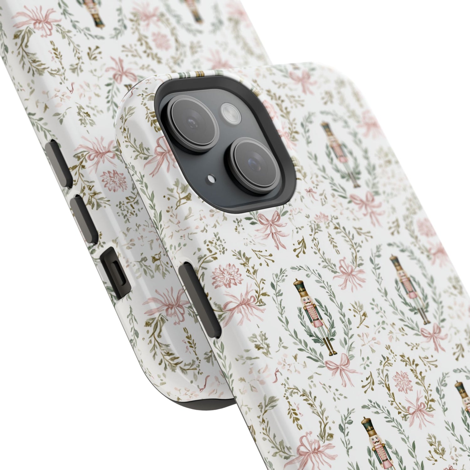 Impact-Resistant Phone Case- Nutcracker Floral