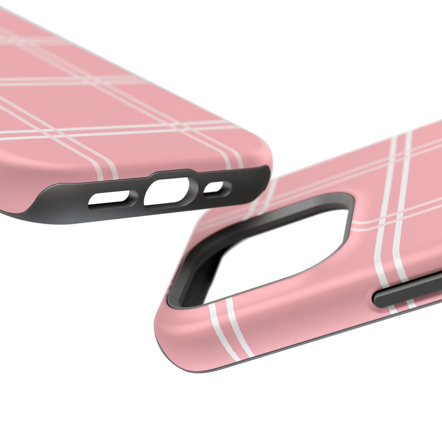 Impact-Resistant Phone Case -Girly Plaid