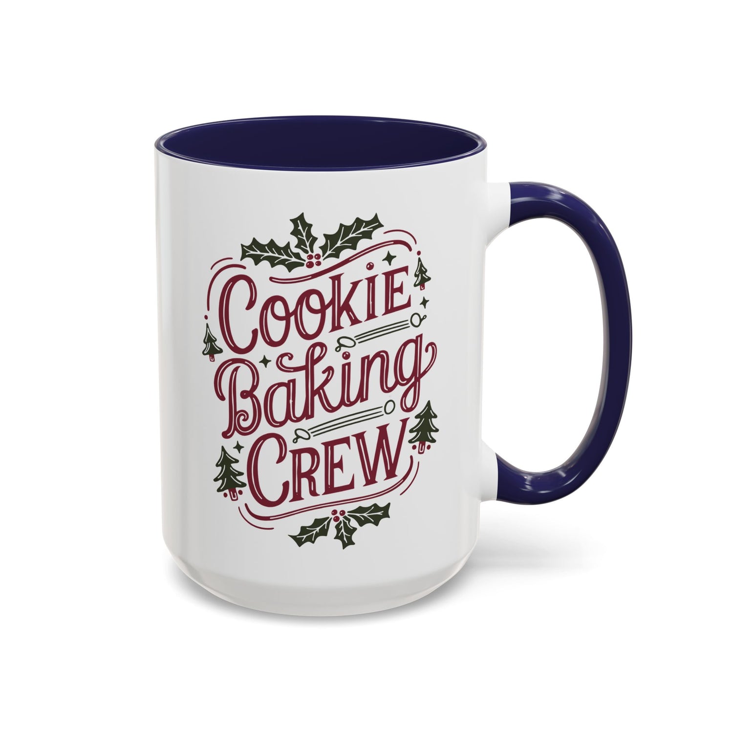 Cookie Baking Crew Coffee Mug | Holiday Gift for Bakers | Cute Ceramic Cup for Home, Kitchen Decor, Christmas, Cookie Lovers