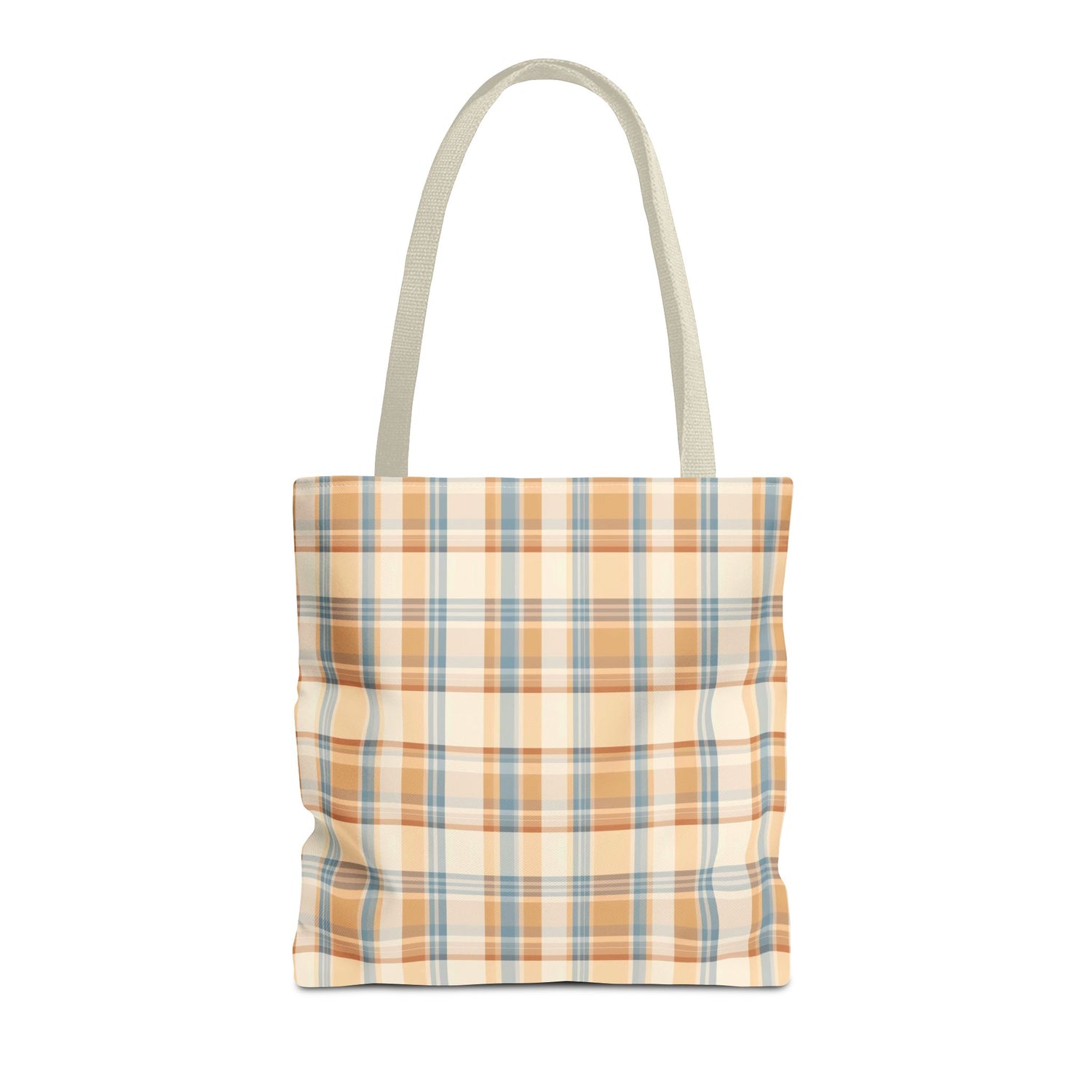 Plaid Tote Bag - Stylish Reusable Bag for Shopping, Beach, Gym, or Everyday Use - Perfect Gift for All Occasions