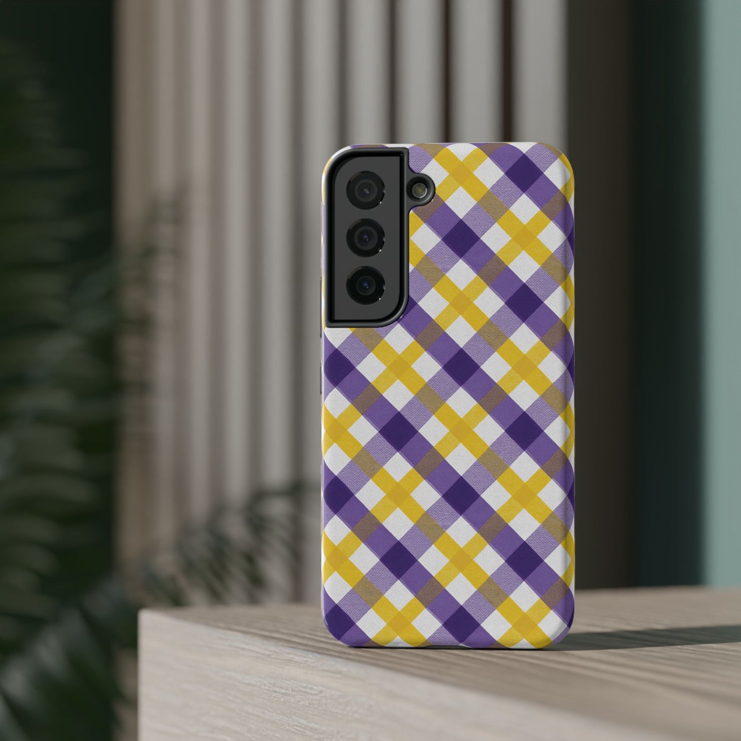 Phone Case | Impact-Resistant Louisiana Plaid