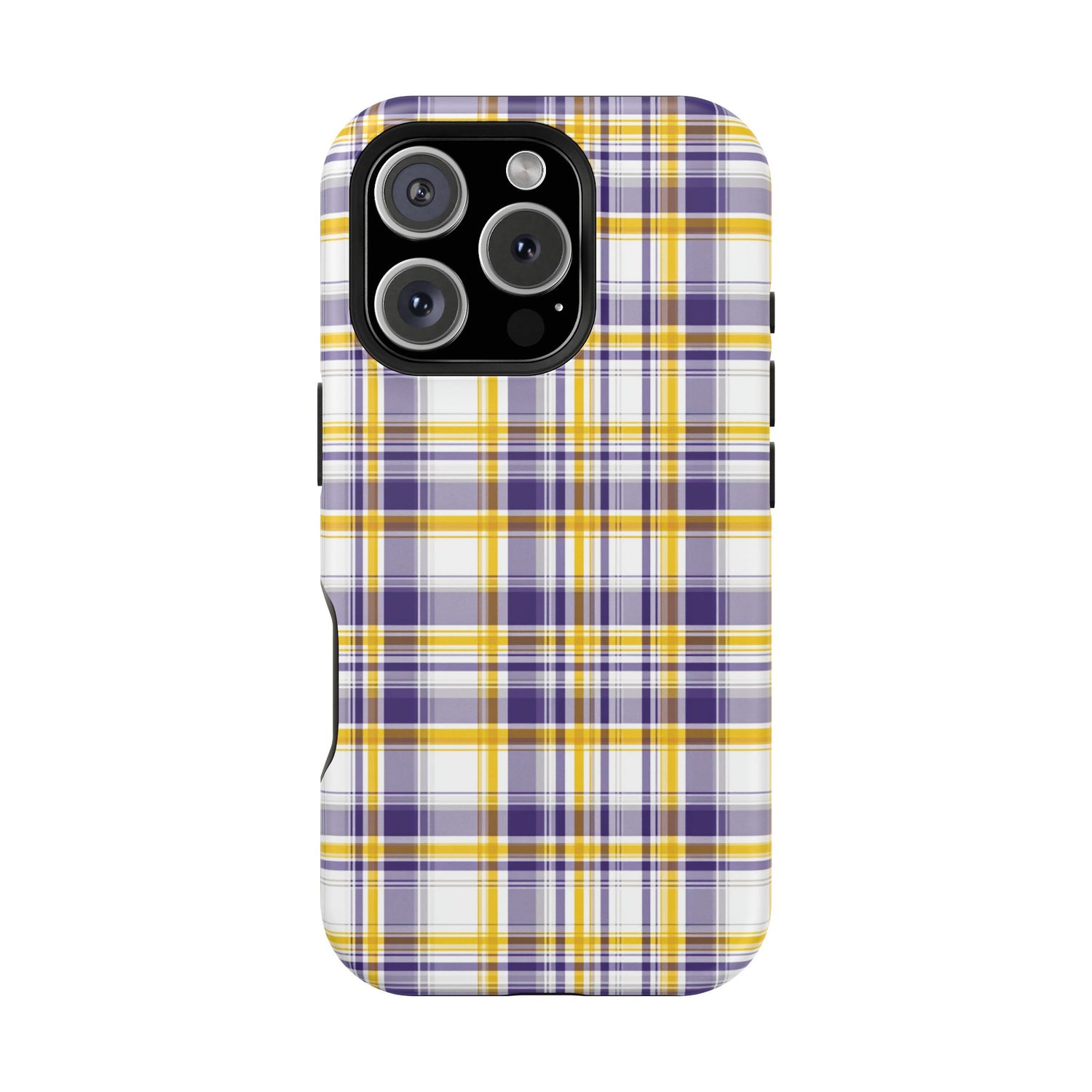 Louisiana Plaid Impact-Resistant Phone Case