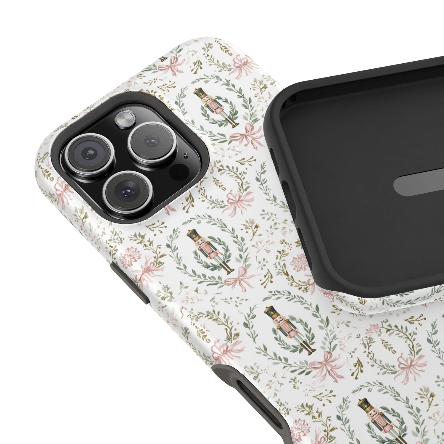Impact-Resistant Phone Case- Nutcracker Floral