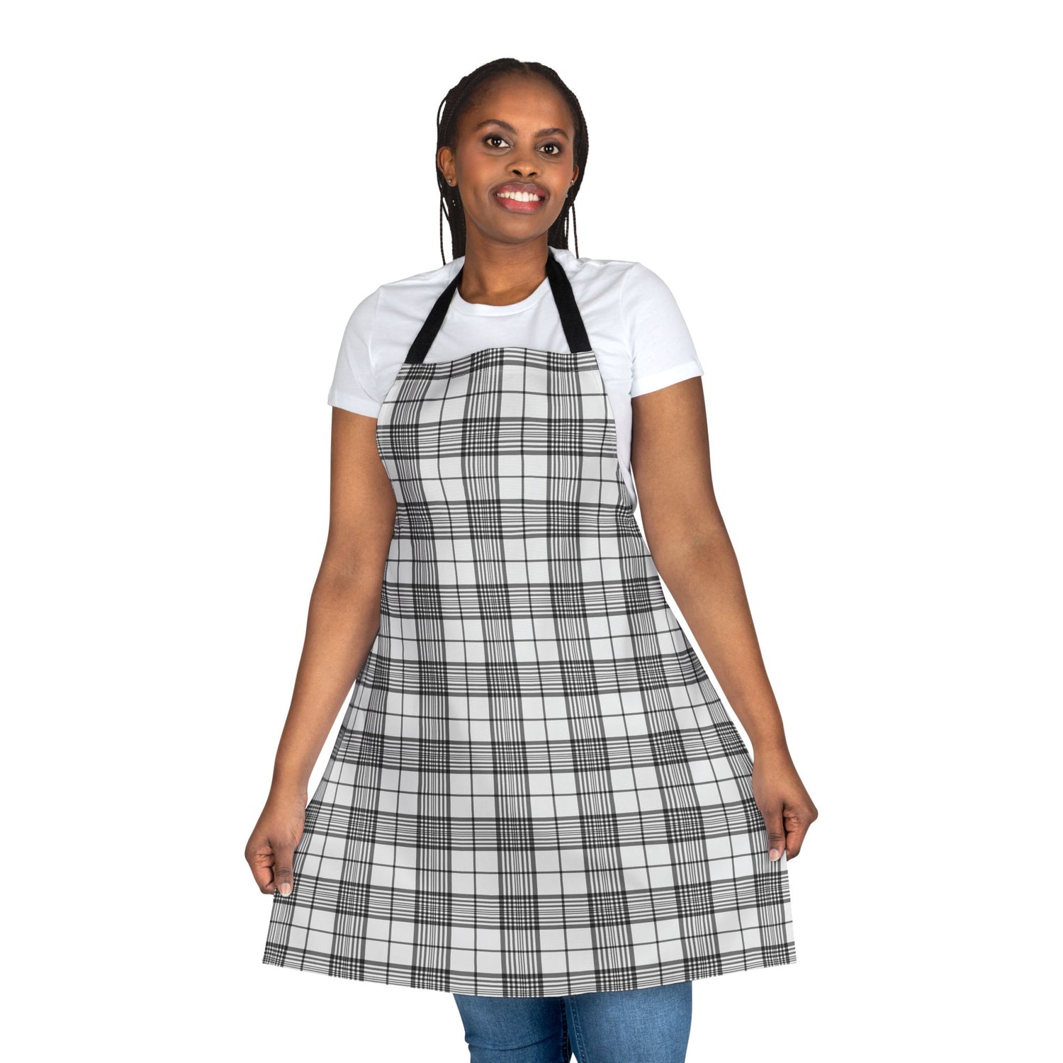 Stylish Checkered Apron for Home Chefs, Kitchen Gift, Foodie Apparel, Baking Accessory, Holiday Cooking Gear
