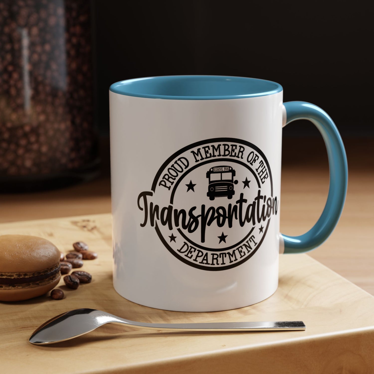 Transportation Department Coffee Mug, Proud Member Mug, Gift for Drivers, Transportation Lover Gift, Fun Coffee Cup, Tea and Coffee Mug