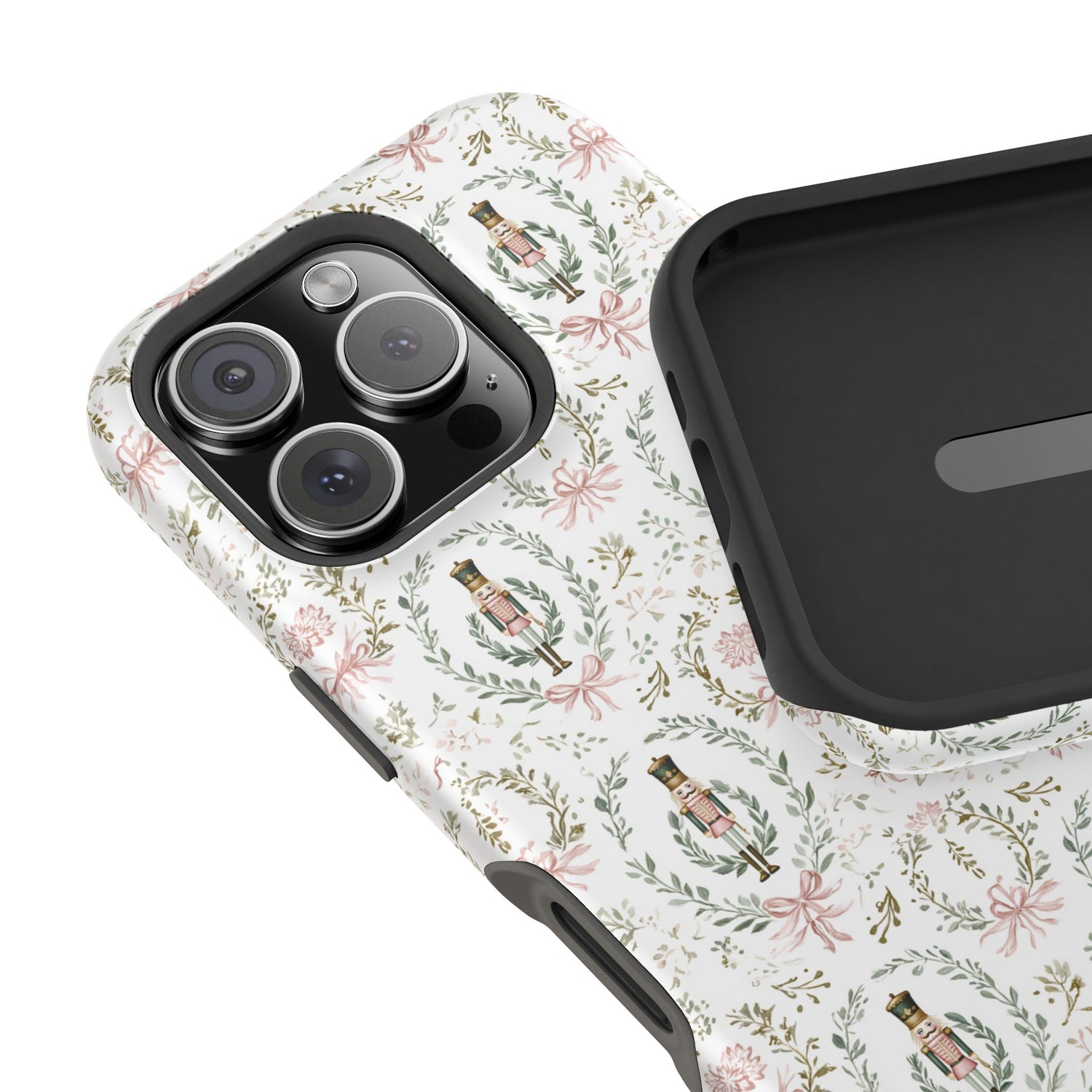 Impact-Resistant Phone Case- Nutcracker Floral