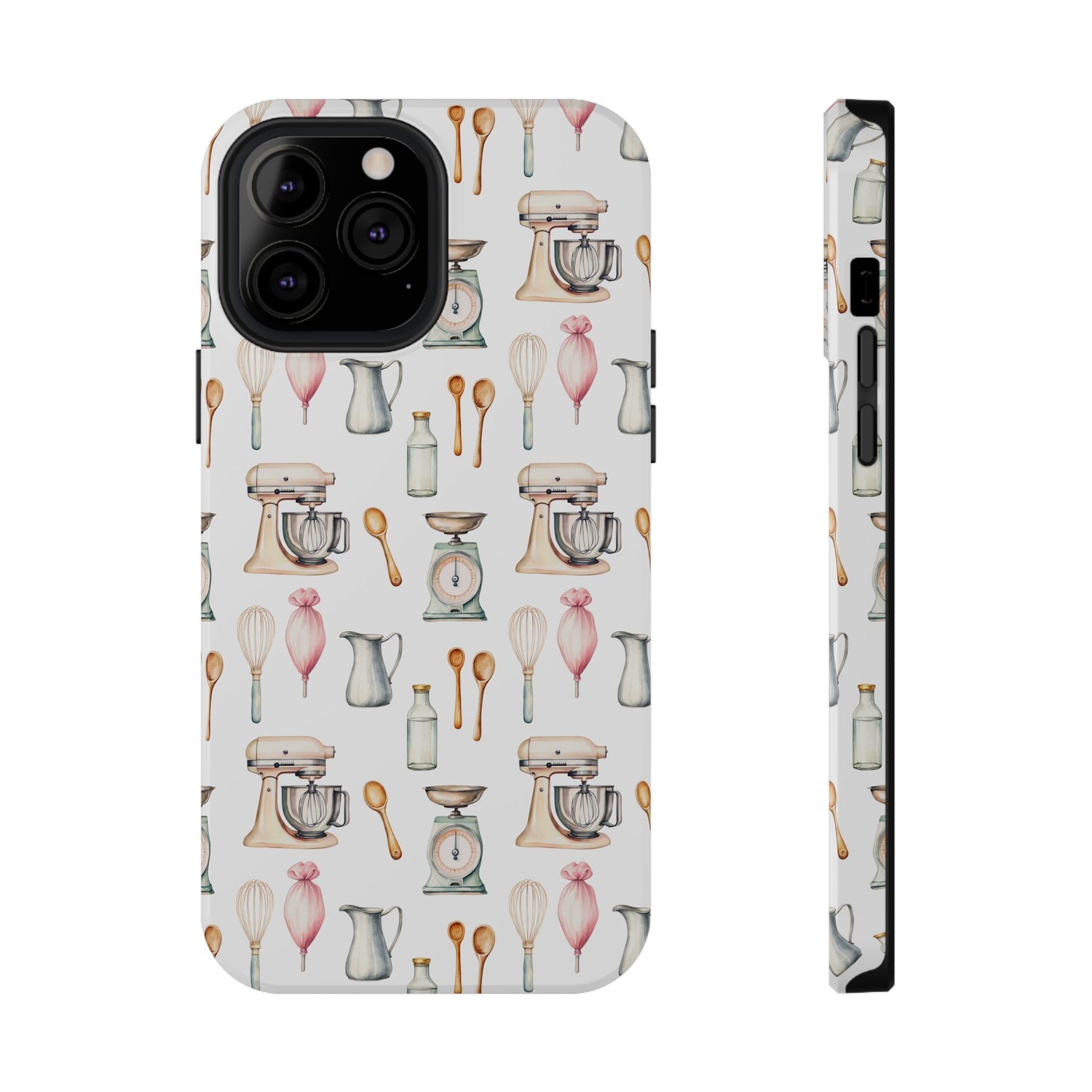Impact-Resistant Phone Case- Watercolor Baker