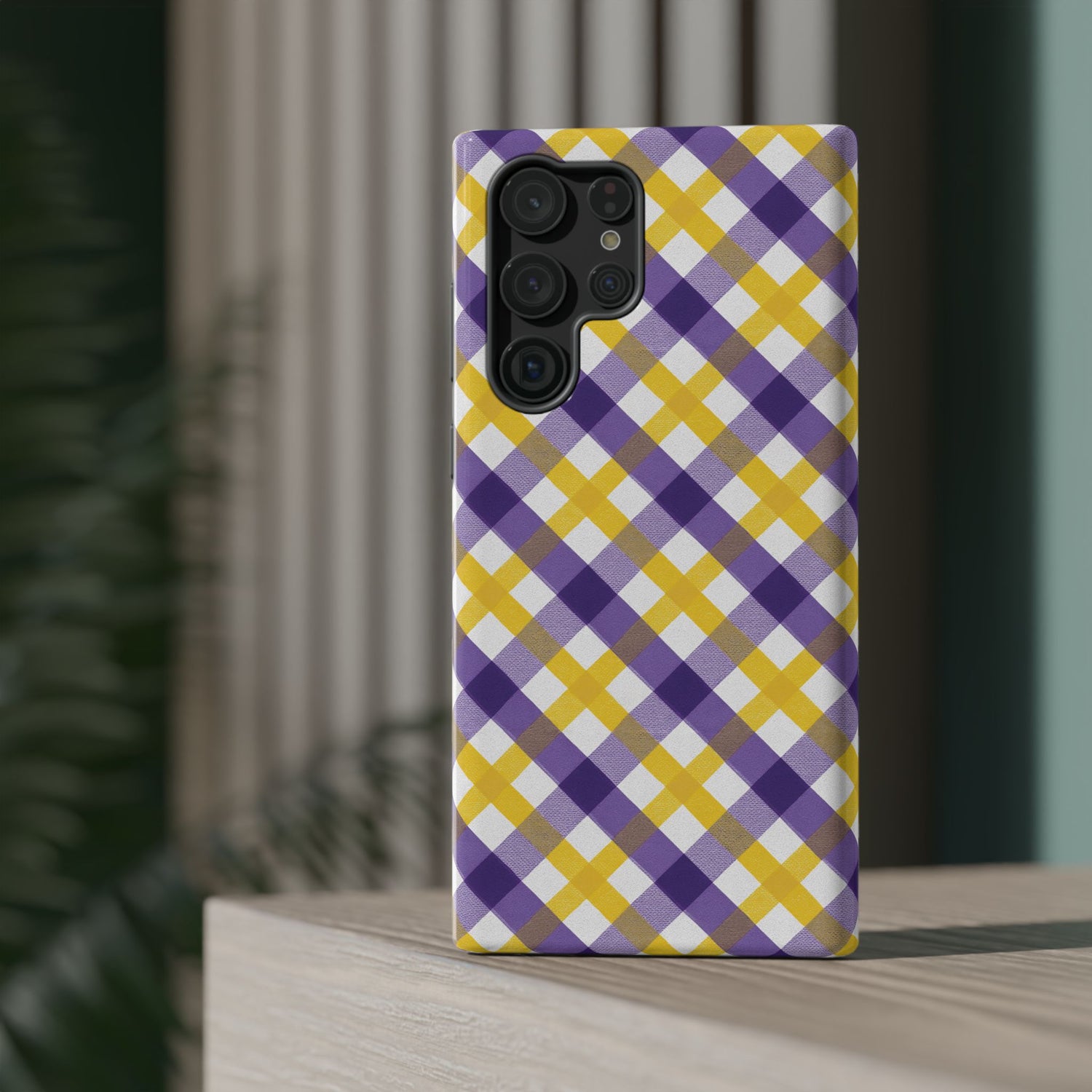 Phone Case | Impact-Resistant Louisiana Plaid