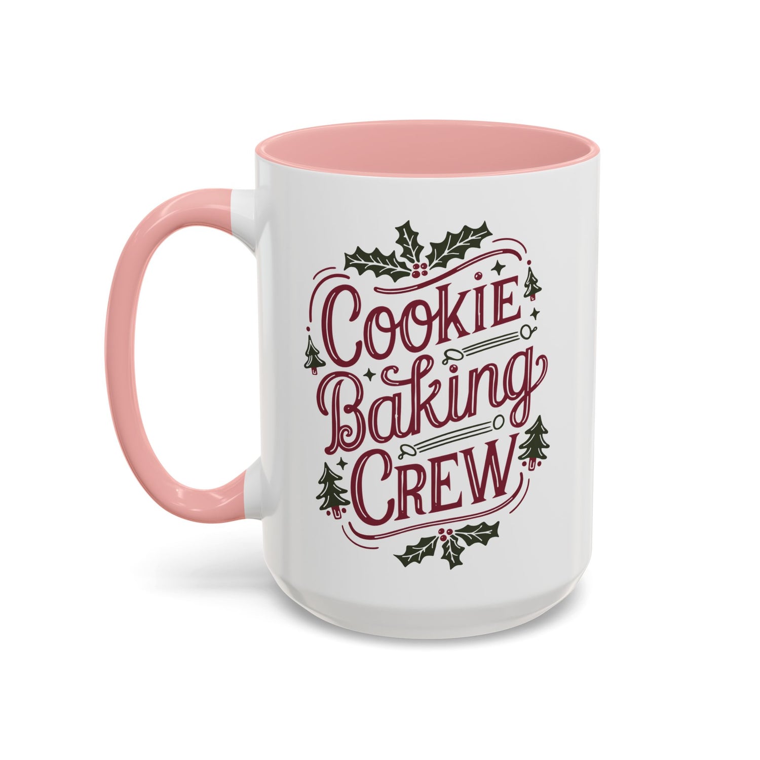 Cookie Baking Crew Coffee Mug | Holiday Gift for Bakers | Cute Ceramic Cup for Home, Kitchen Decor, Christmas, Cookie Lovers