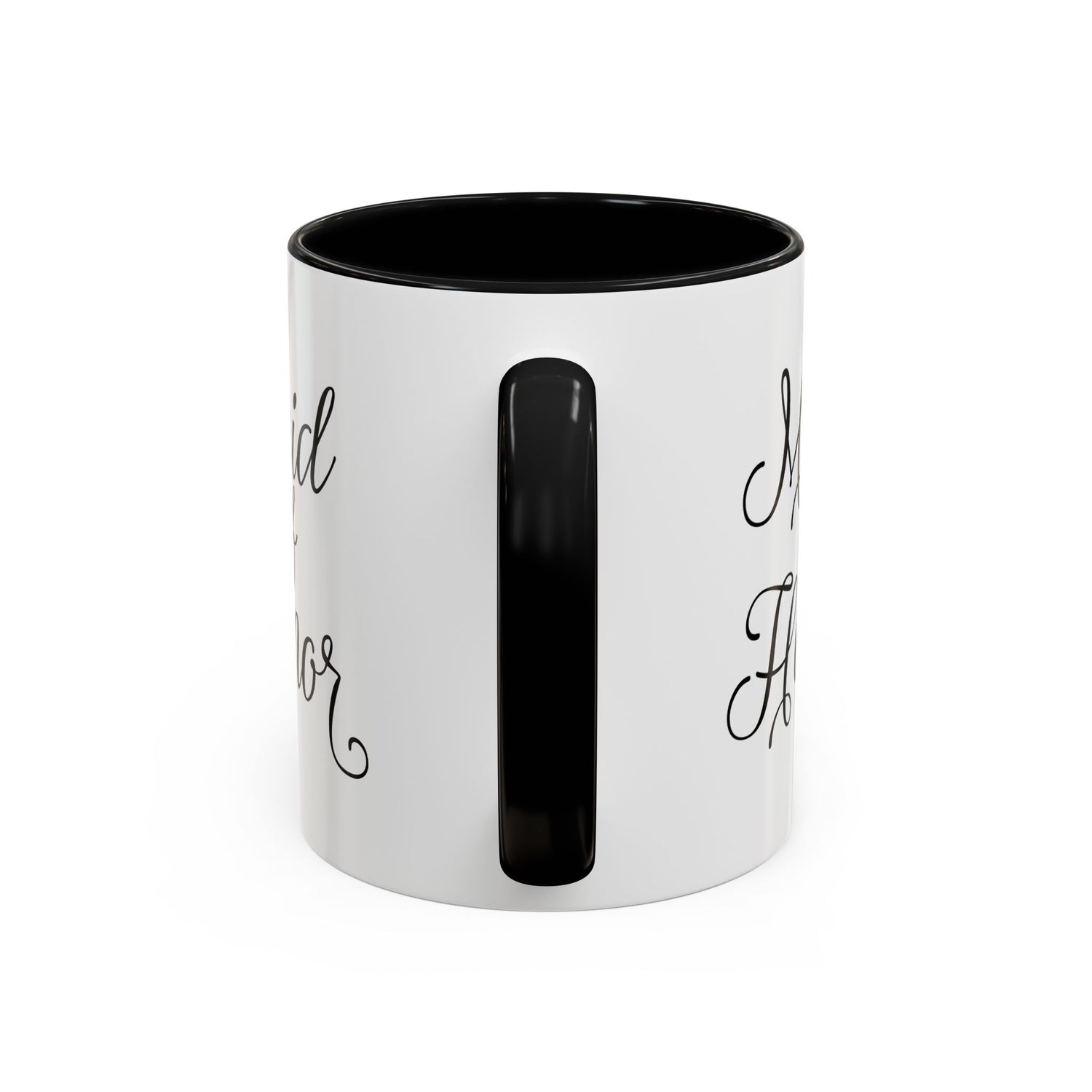 Maid of Honor Mug/Gift/Wedding Party Gift/Gifts for Her/Accent Coffee Mug (11, 15oz) "Maid of Honor"