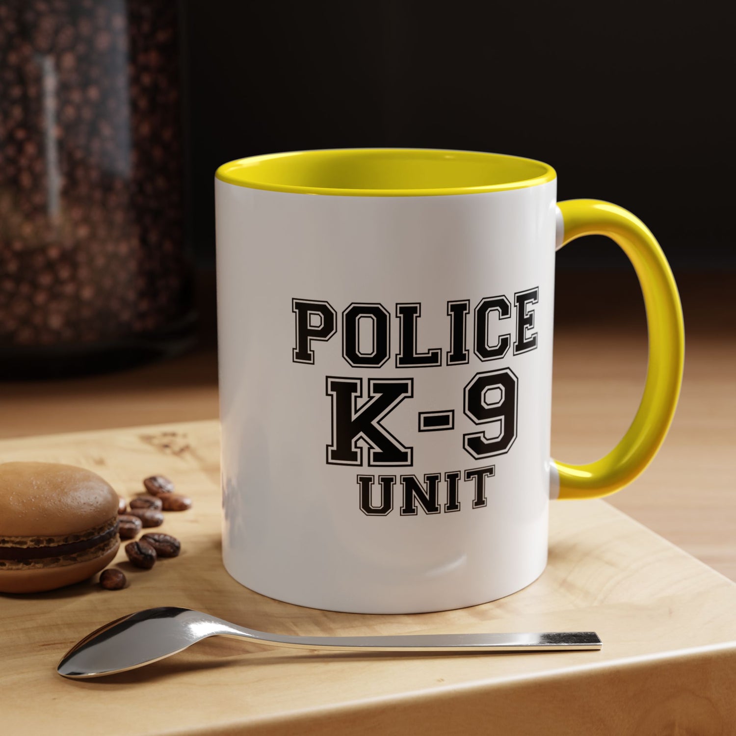 Police K-9 Unit Coffee Mug, Police Dog Lover Gift, K9 Officer Present, Law Enforcement Mug, Dog Handler Cup, Unique Gift for Police
