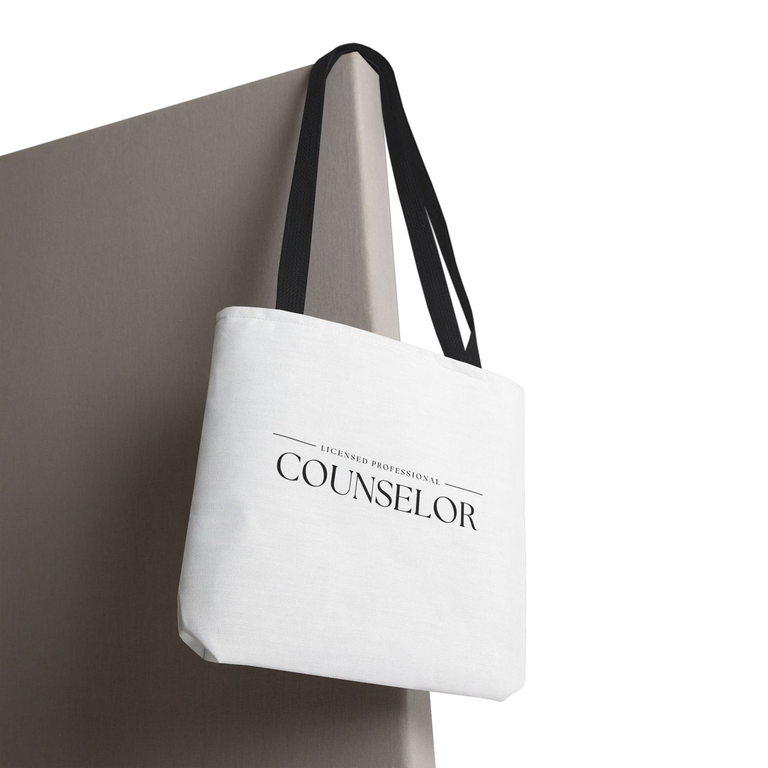 Licensed Counselor Tote Bag | Eco-Friendly Shopping Bag | Gift for Counselors, Therapist Tote, Daily Use Bag, Professional Accessory