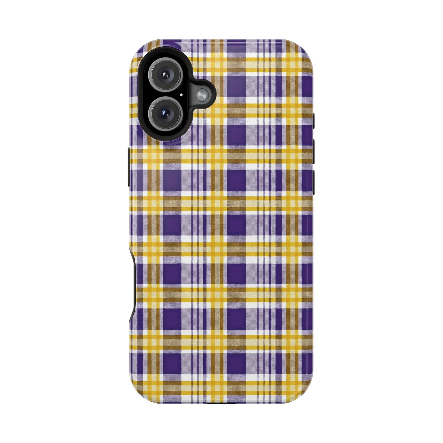Impact-Resistant Phone Case- Louisiana Plaid
