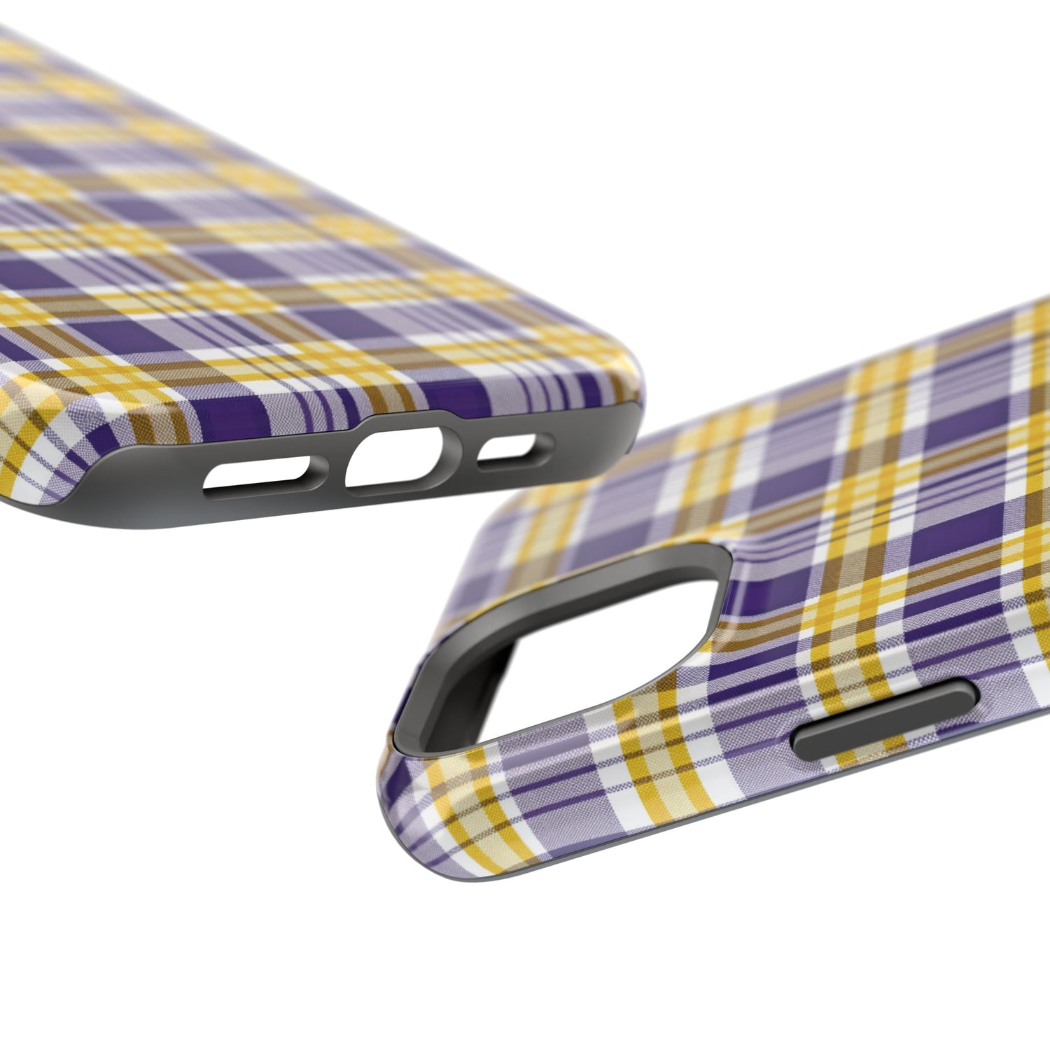 Impact-Resistant Phone Case- Louisiana Plaid