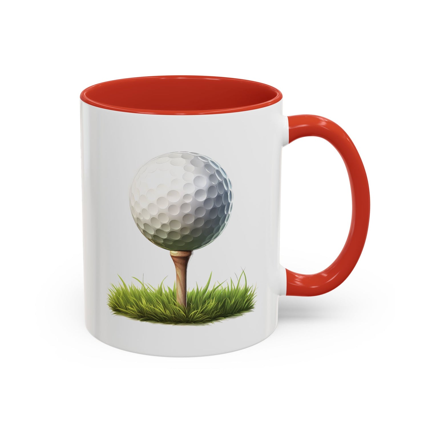 Golf Lover's Accent Coffee Mug - Perfect Gift for Golfers, Tee Time Enthusiasts, Sports Coffee Mug, Fun Golf Decor, Unique Golf Gifts