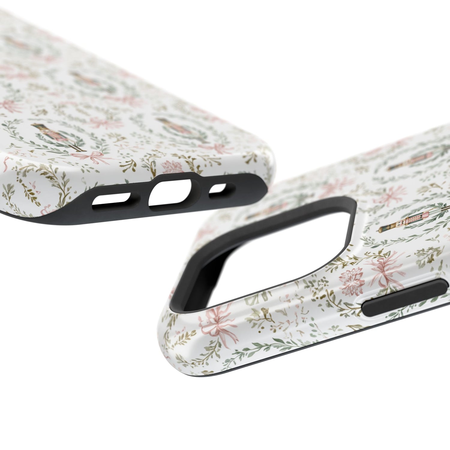 Impact-Resistant Phone Case- Nutcracker Floral