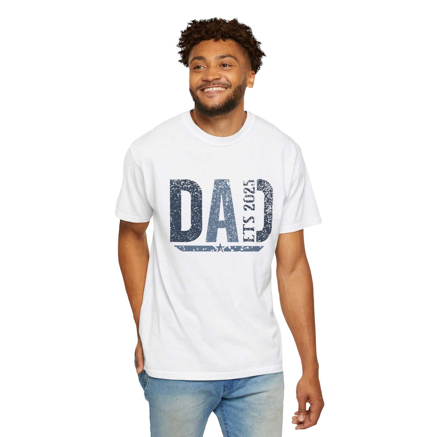New Dad Garment-Dyed T-shirt Est 2025