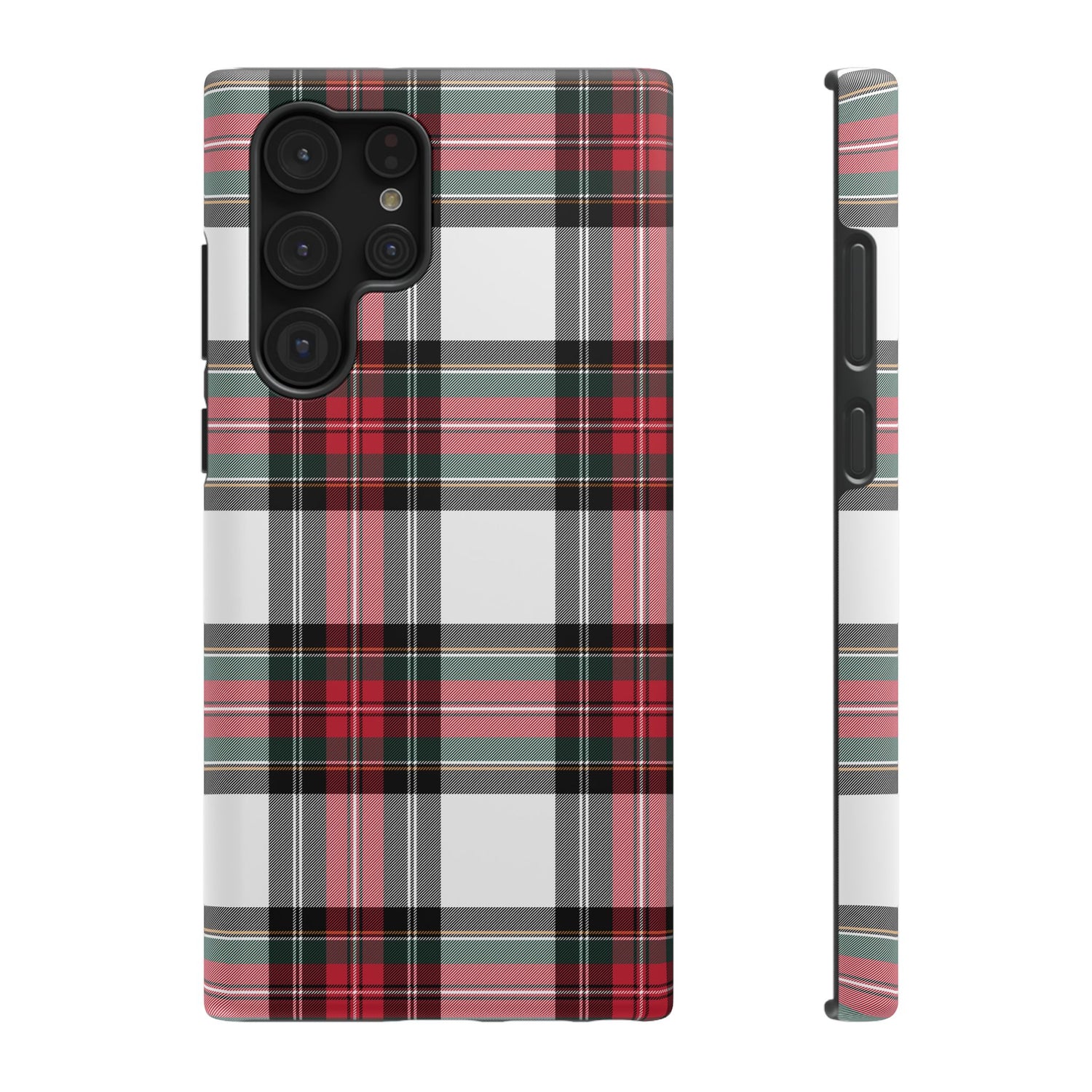 New Tartan Christmas Plaid Impact-Resistant Cases, iPhone, Samsung