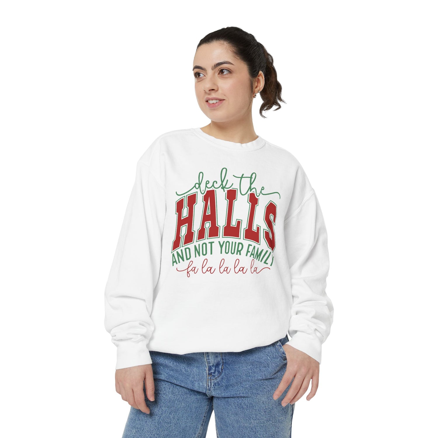 Premium Comfort Colors Deck the Halls Sweatshirt