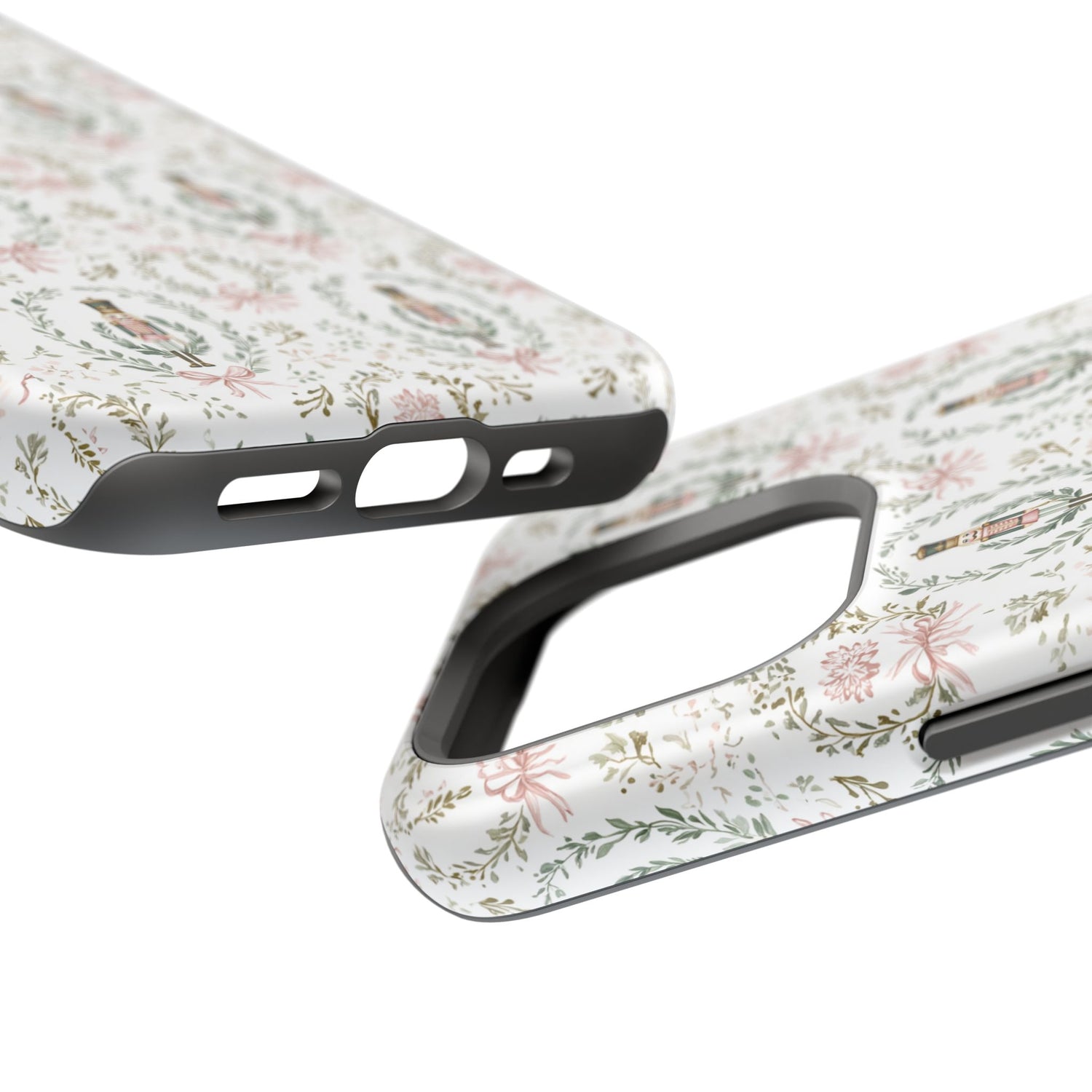 Impact-Resistant Phone Case- Nutcracker Floral