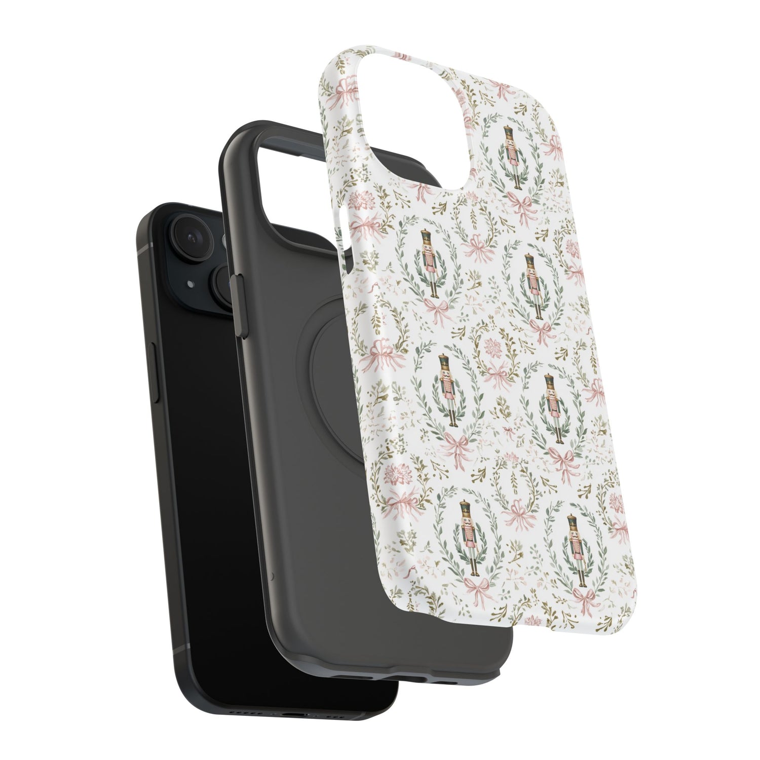 Impact-Resistant Phone Case- Nutcracker Floral