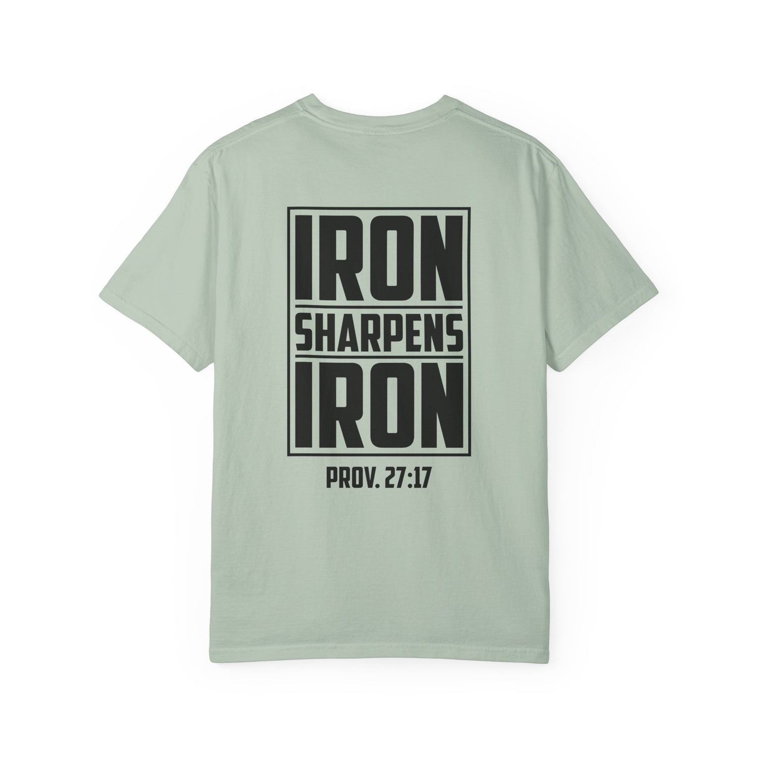 Inspirational Unisex T-Shirt, Motivational Tee for Everyday Wear, Iron Sharpens Iron, Christian Gift, Casual Fashion