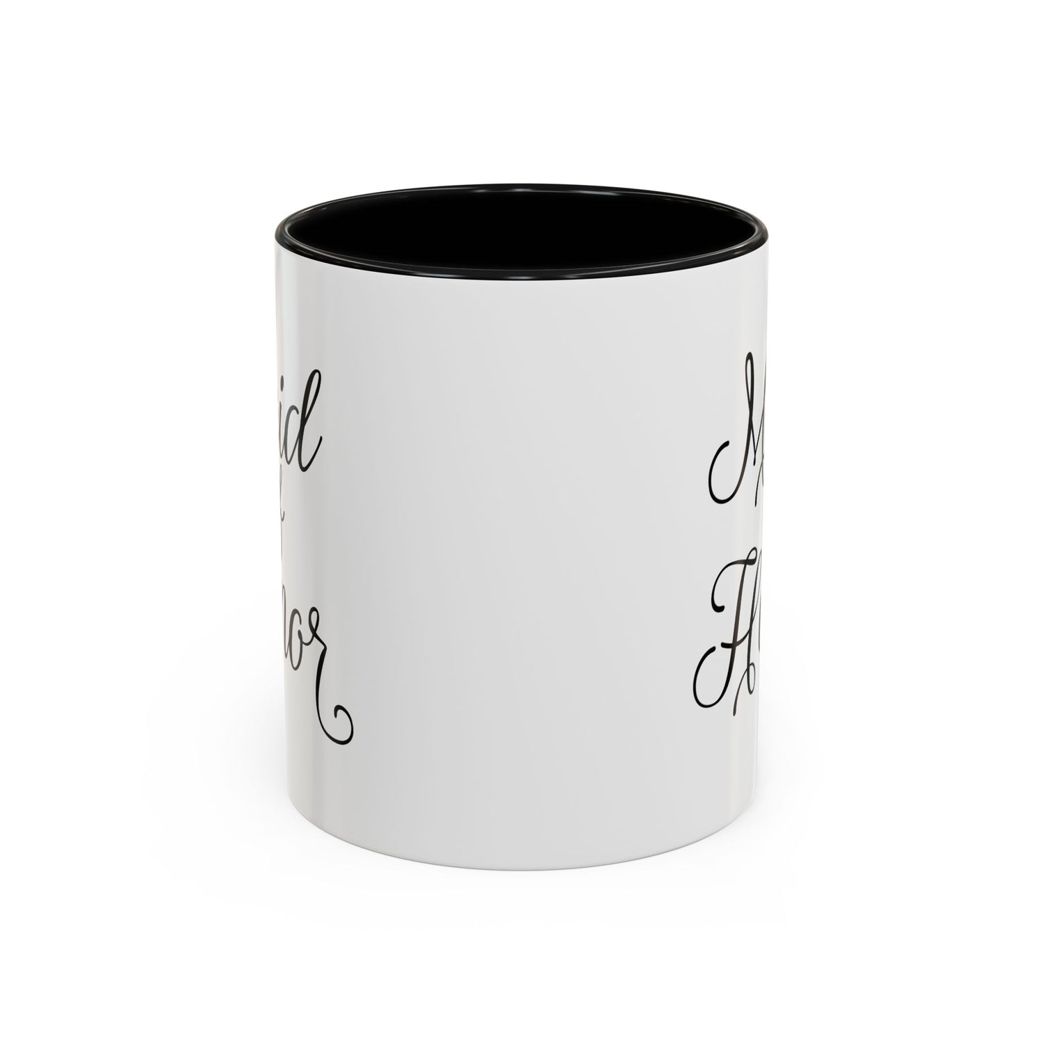 Maid of Honor Mug/Gift/Wedding Party Gift/Gifts for Her/Accent Coffee Mug (11, 15oz) "Maid of Honor"
