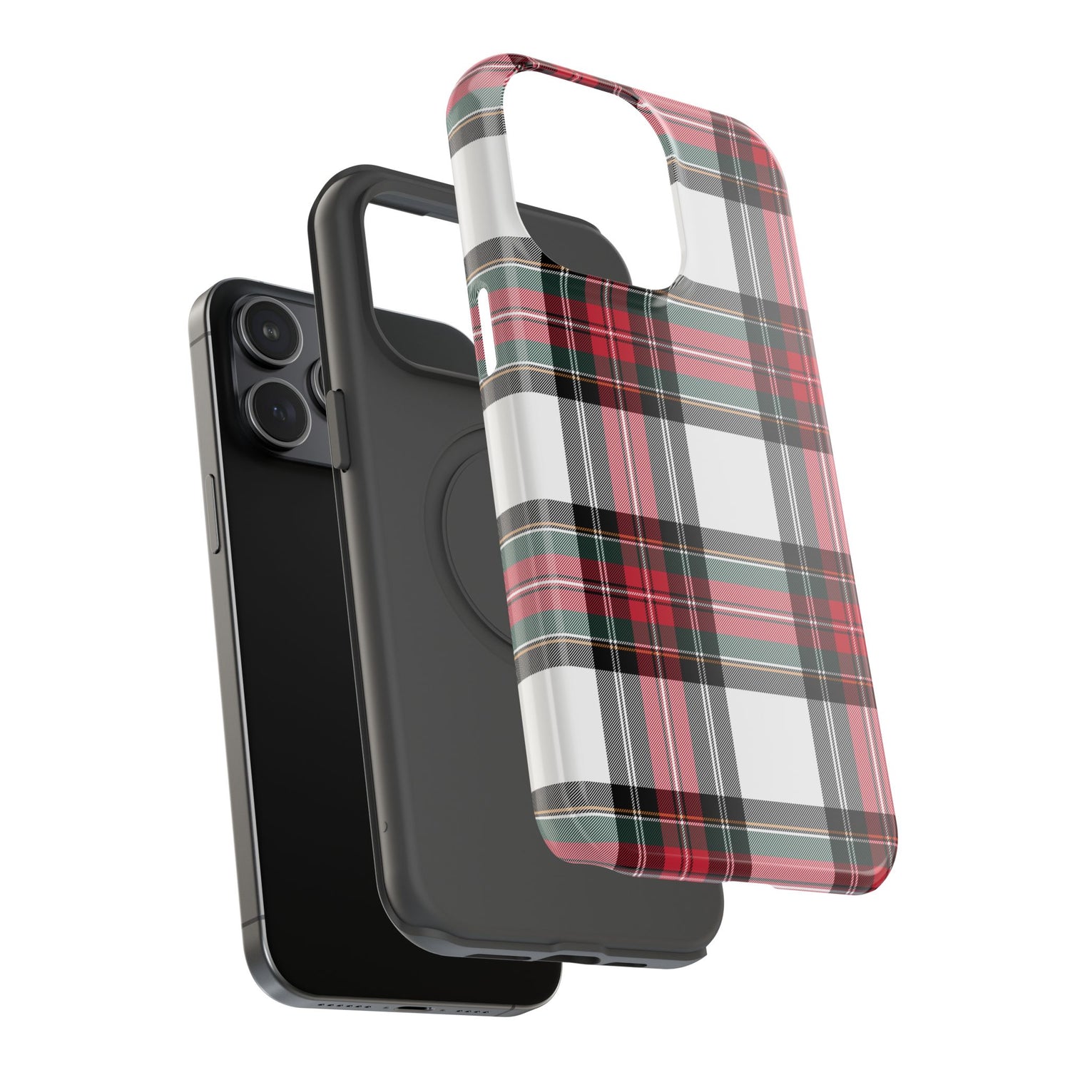 New Tartan Christmas Plaid Impact-Resistant Cases, iPhone, Samsung
