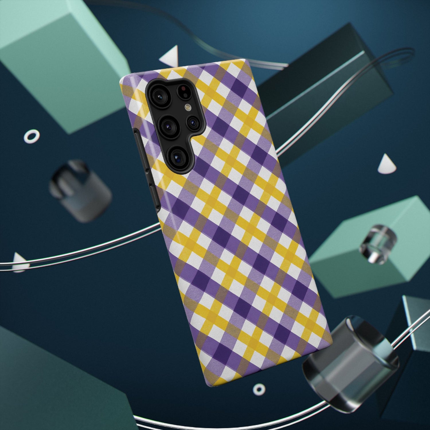 Phone Case | Impact-Resistant Louisiana Plaid