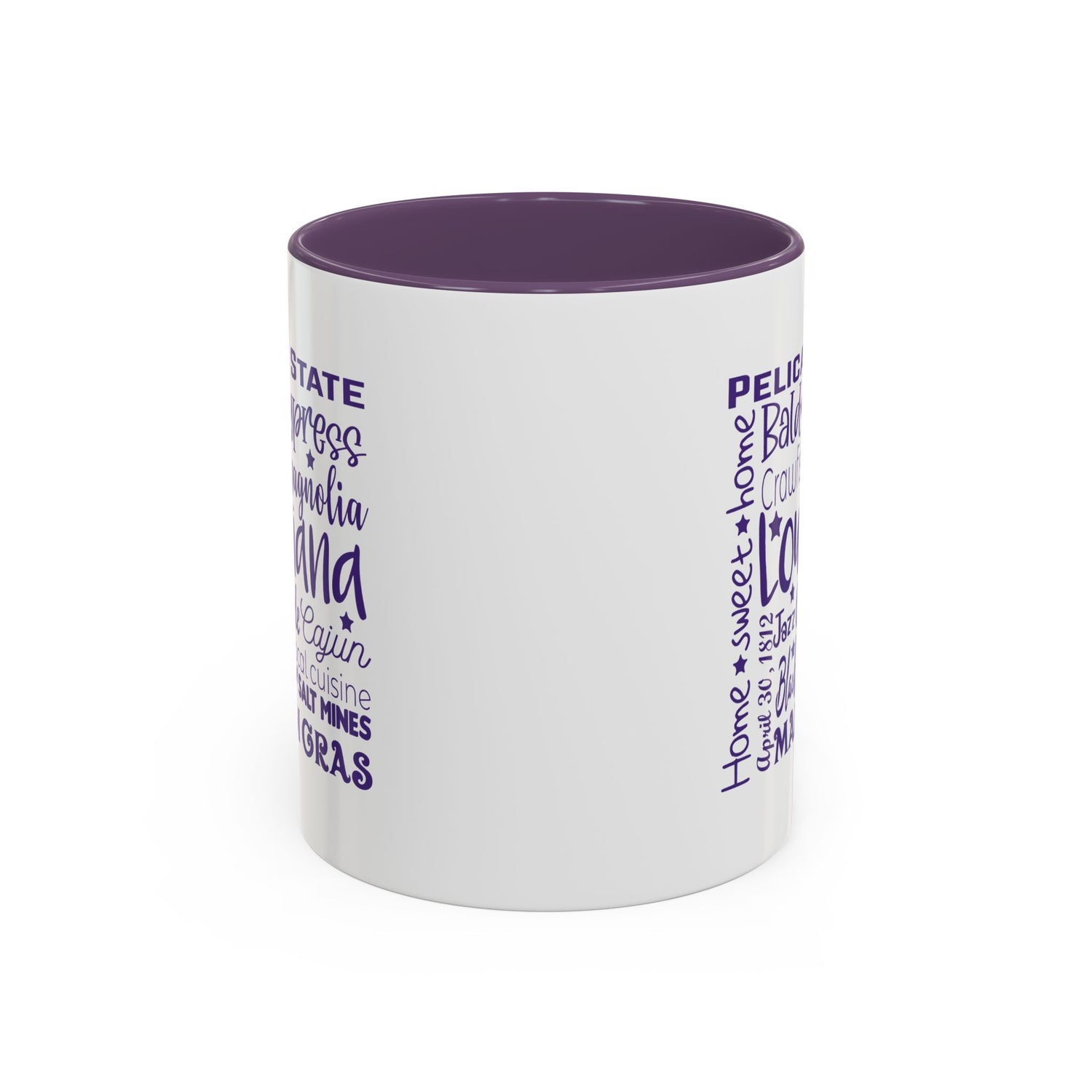 Louisiana Accent Coffee Mug - Perfect for Home & Kitchen, Gift for Mardi Gras, Inspirational Decor, Travel Souvenir, Unique Drinkware