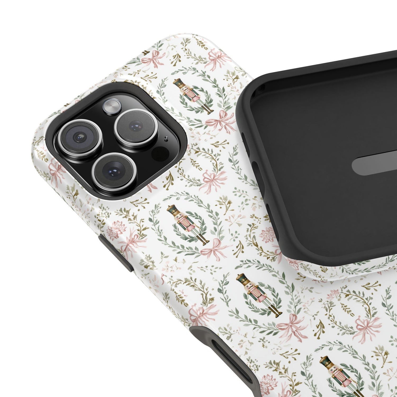 Impact-Resistant Phone Case- Nutcracker Floral