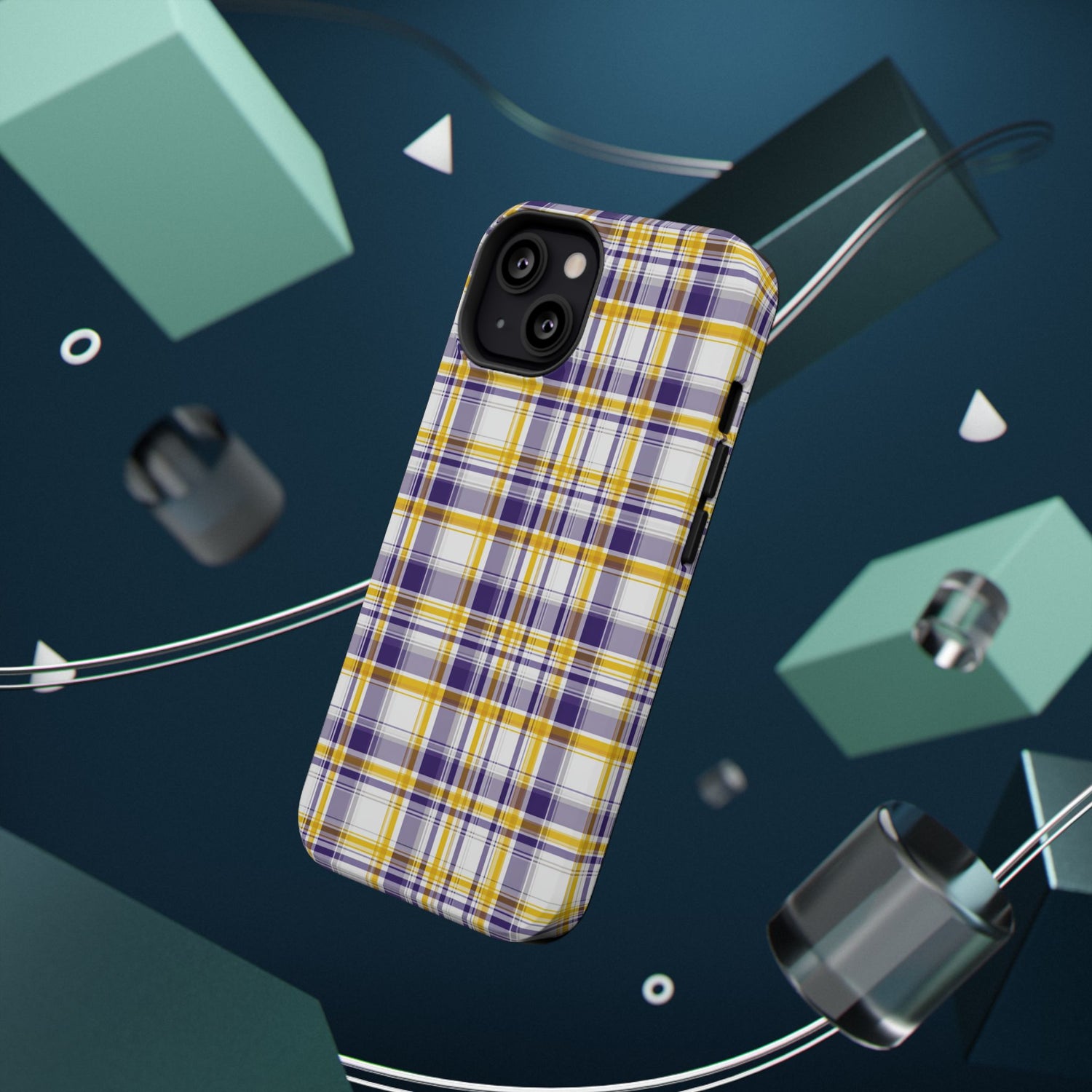 Louisiana Plaid Impact-Resistant Phone Case