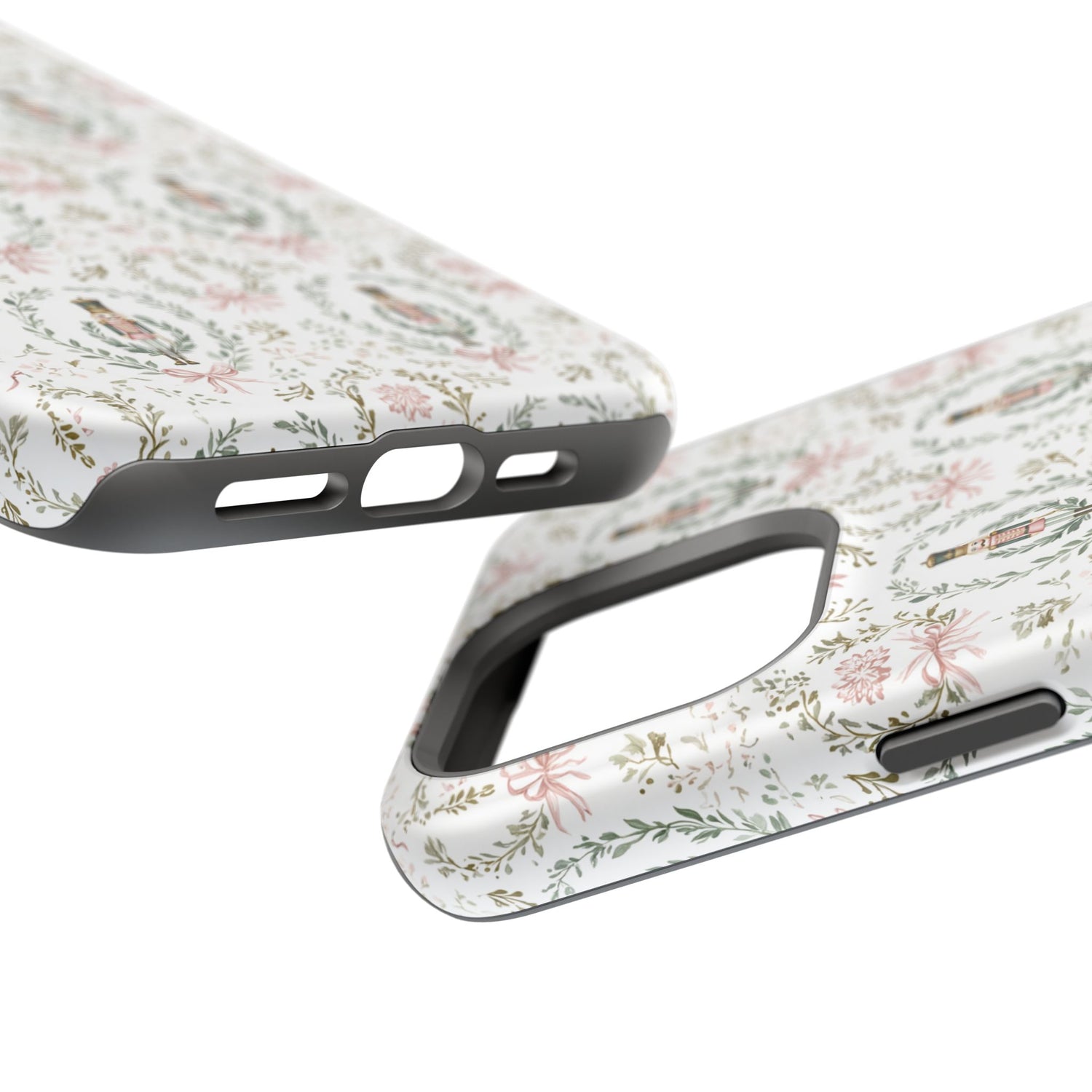 Impact-Resistant Phone Case- Nutcracker Floral
