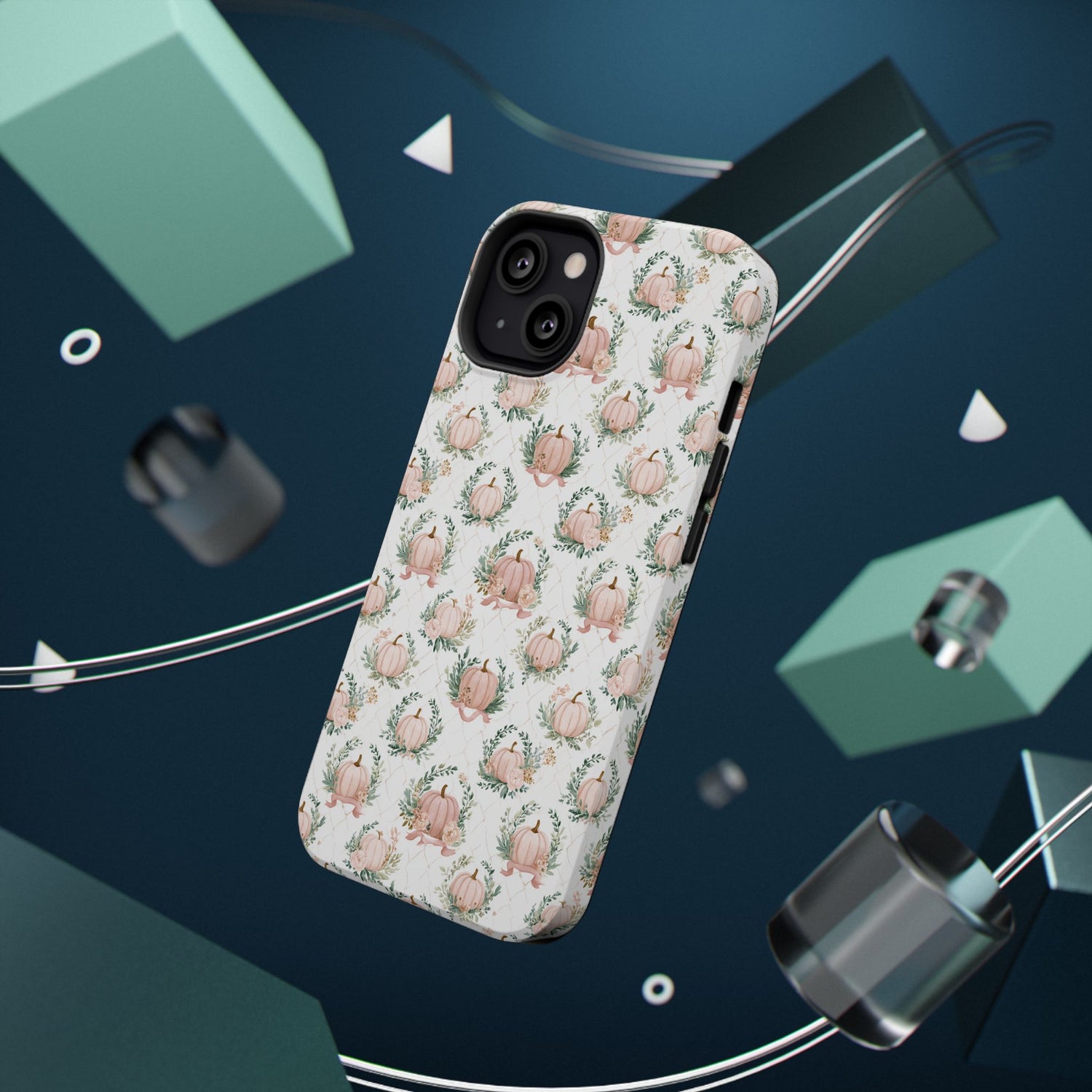 Elegant Pumpkin Impact-Resistant Phone Case, iPhone, Samsung