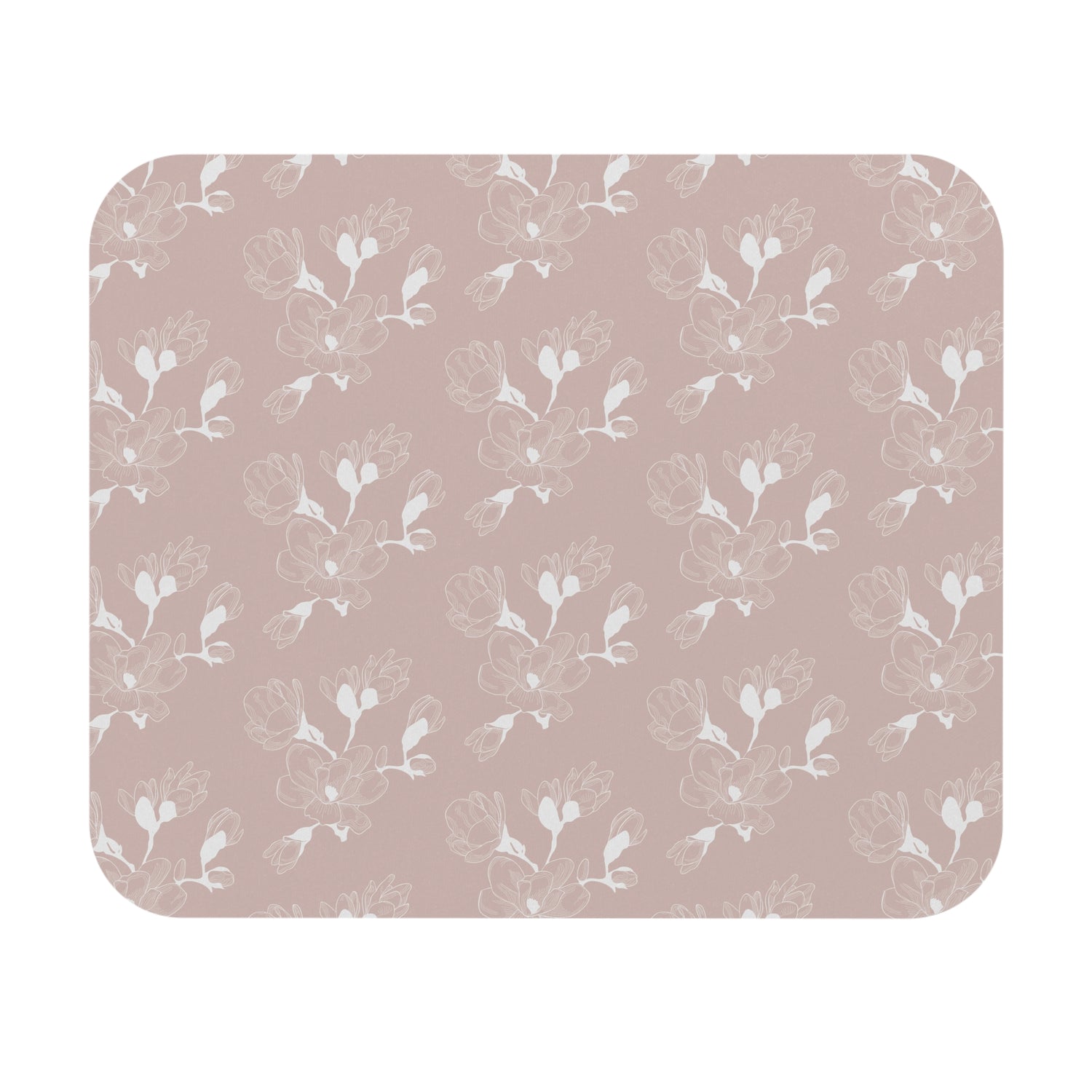Elegant Floral Mouse Pad for Home or Office, Ideal Gift for Gamers, Students, and Moms