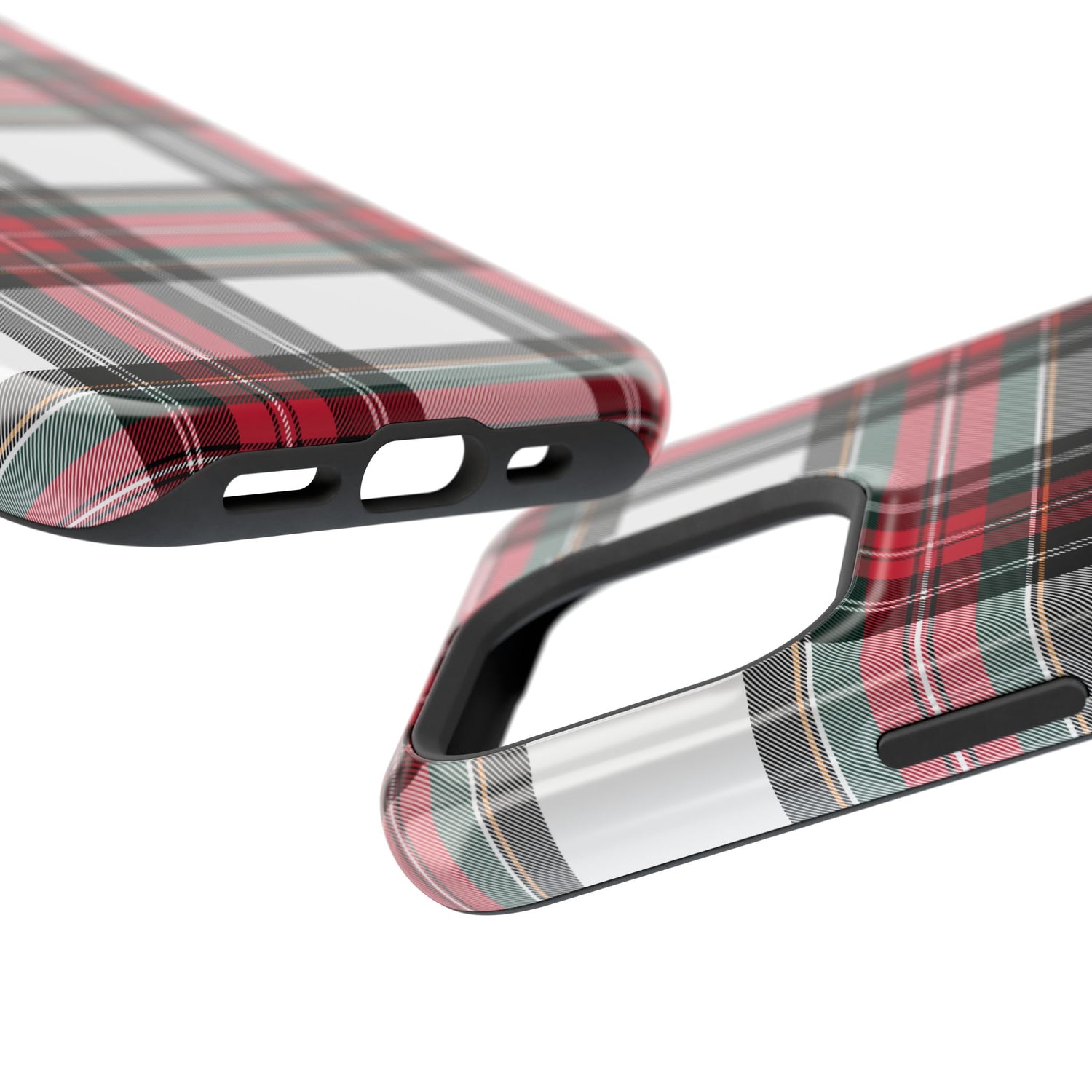 New Tartan Christmas Plaid Impact-Resistant Cases, iPhone, Samsung