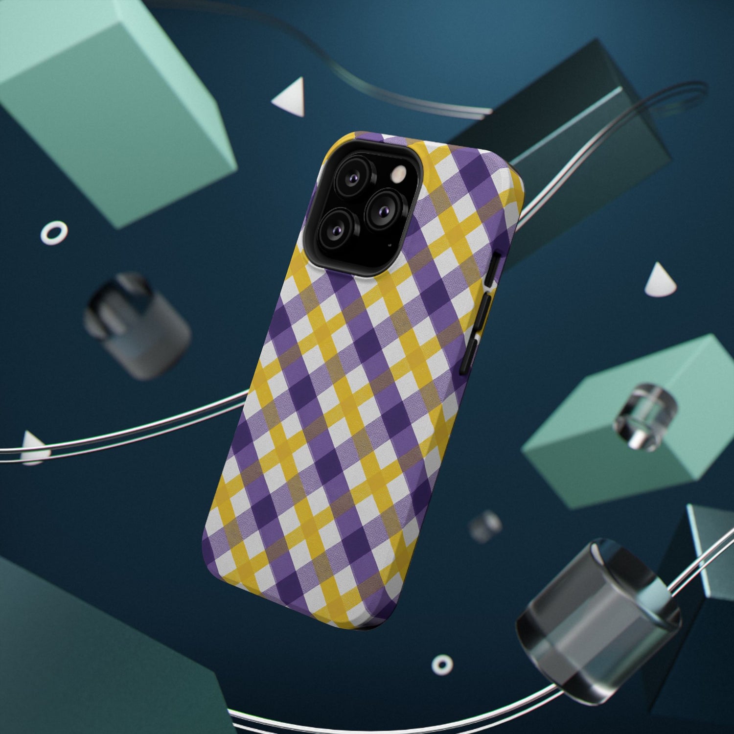 Phone Case | Impact-Resistant Louisiana Plaid