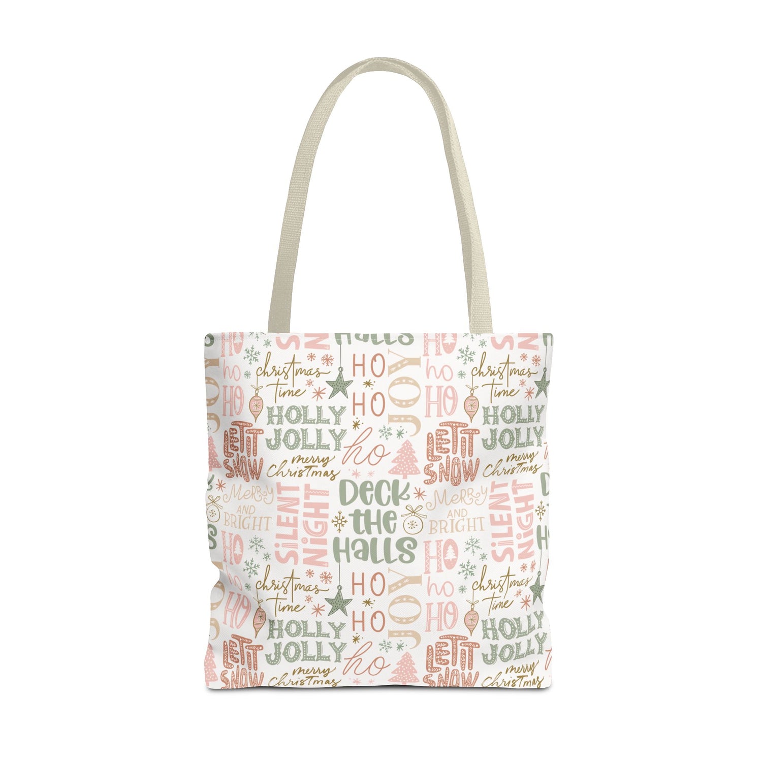 Christmas Phrases Tote Bag