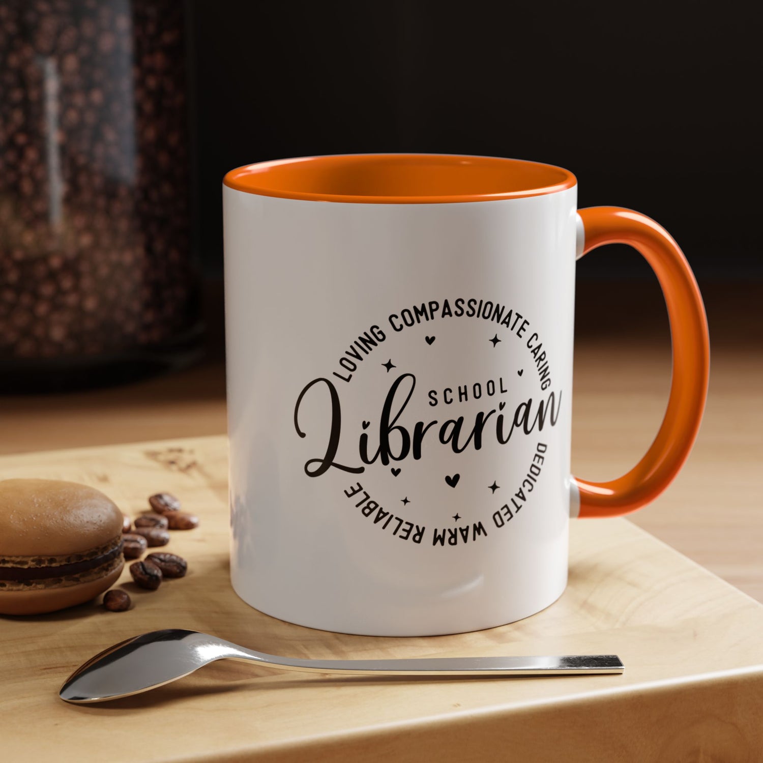 Librarian Love Coffee Mug | Gift for Teachers, School Librarians, Reading Enthusiasts, Book Lovers, Graduation